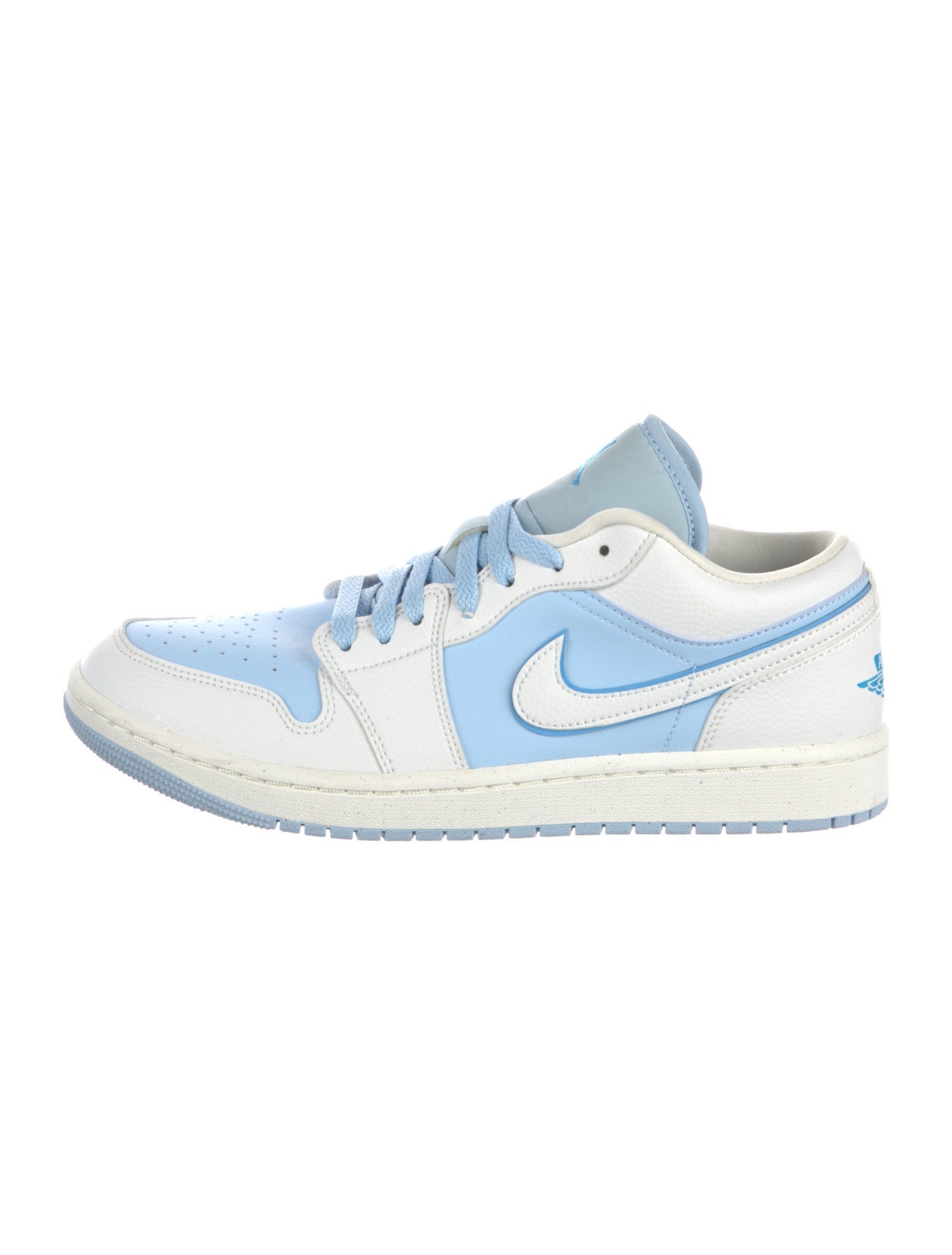 Jordan Leather Colorblock Pattern Sneakers