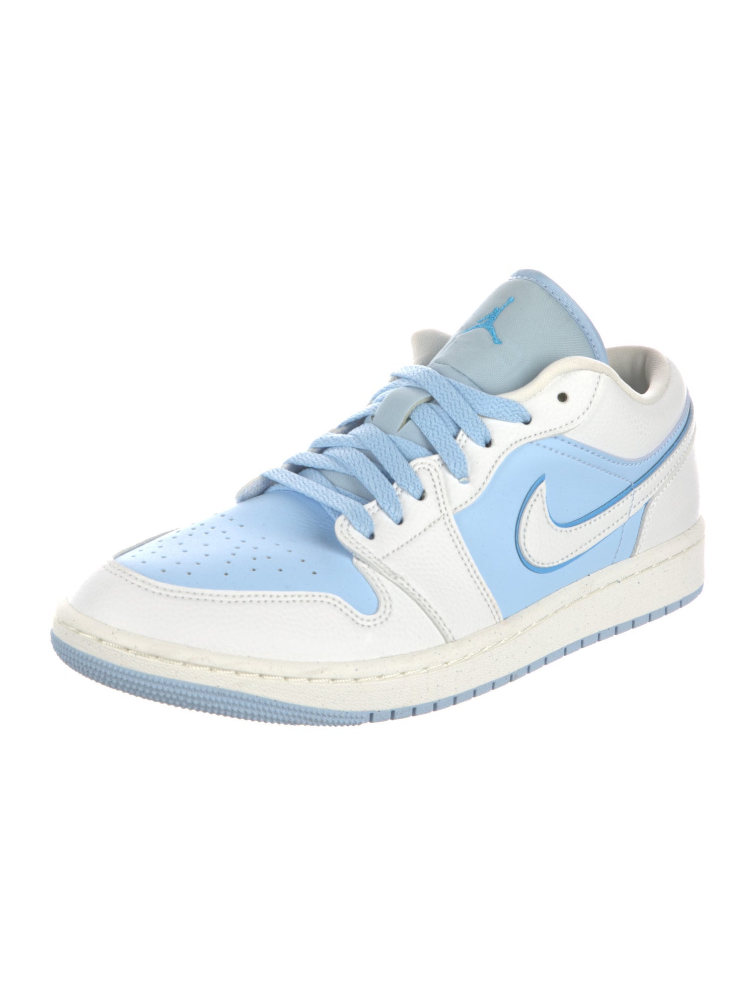 Jordan Leather Colorblock Pattern Sneakers