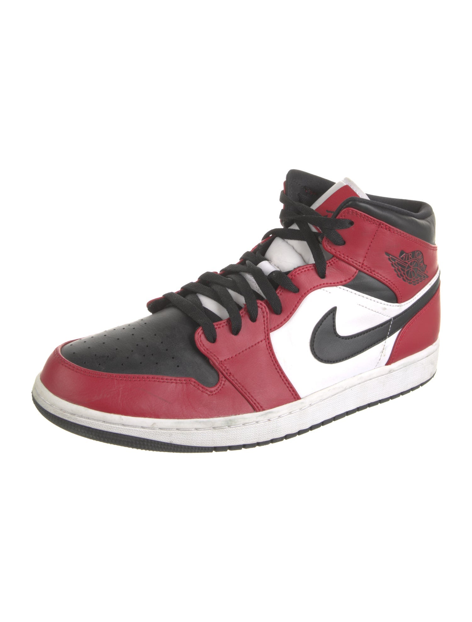 Jordan 1 Mid Chicago Toe Sneakers