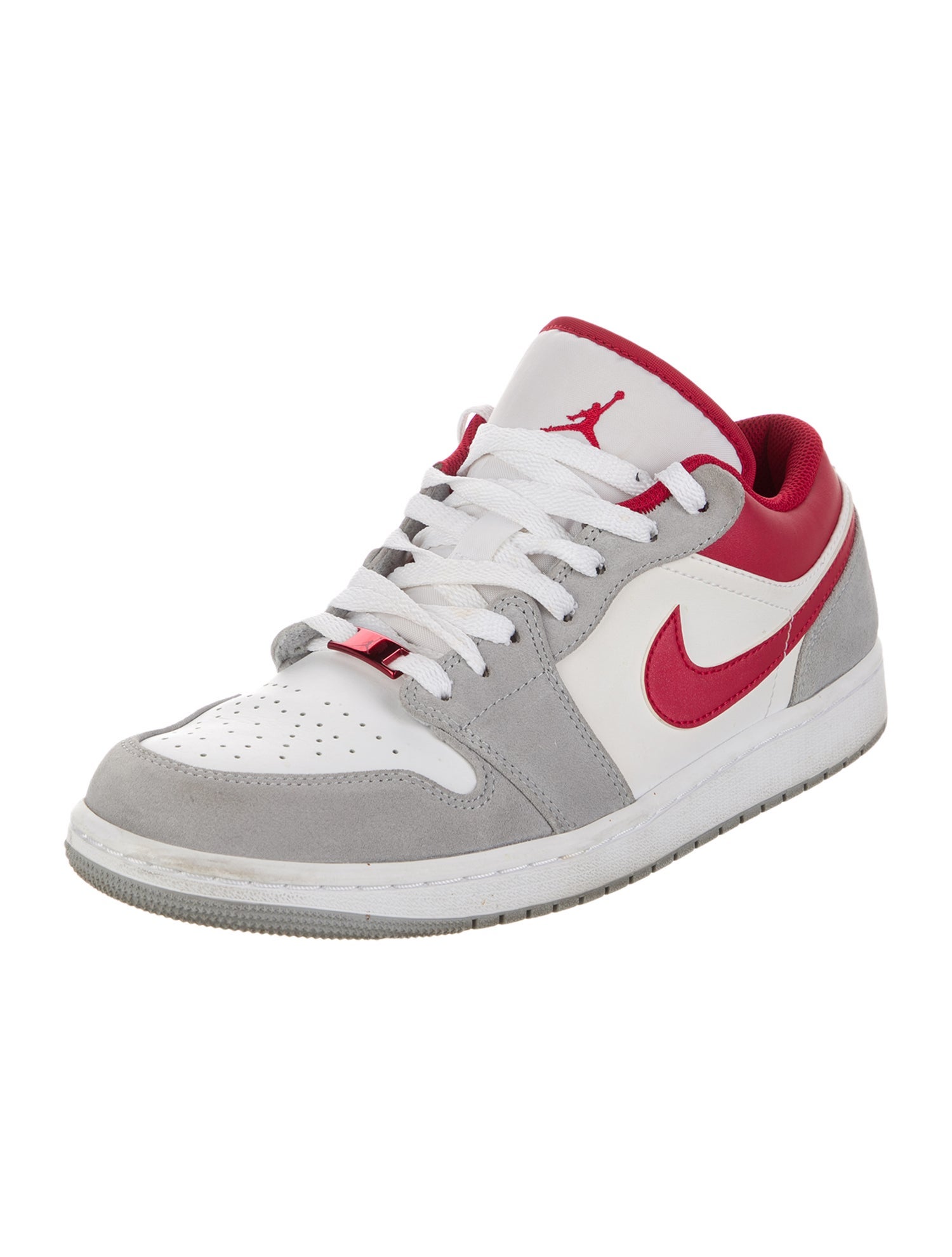 Jordan Leather Colorblock Pattern Sneakers