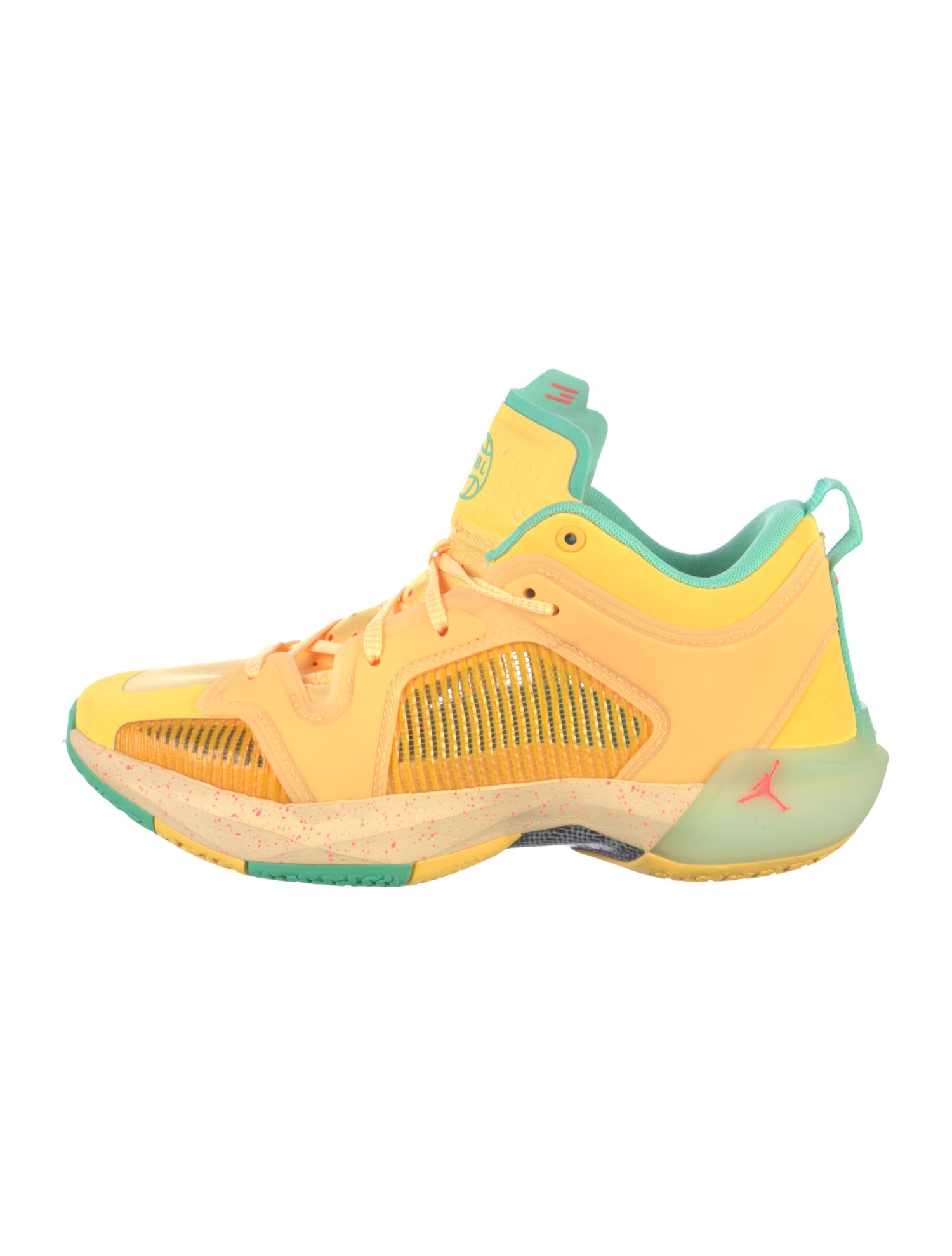 Jordan Rubber Colorblock Pattern Athletic Sneakers