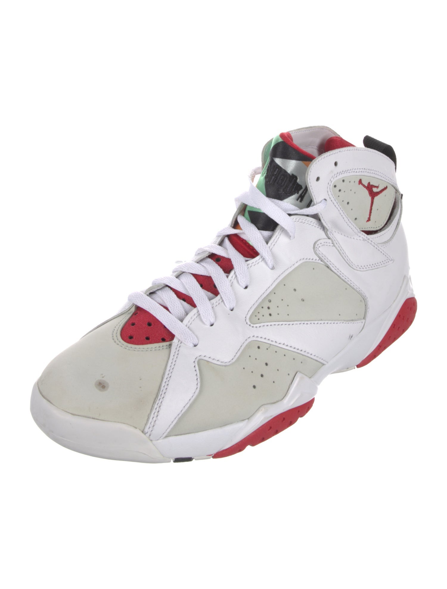 Jordan Leather Colorblock Pattern Sneakers