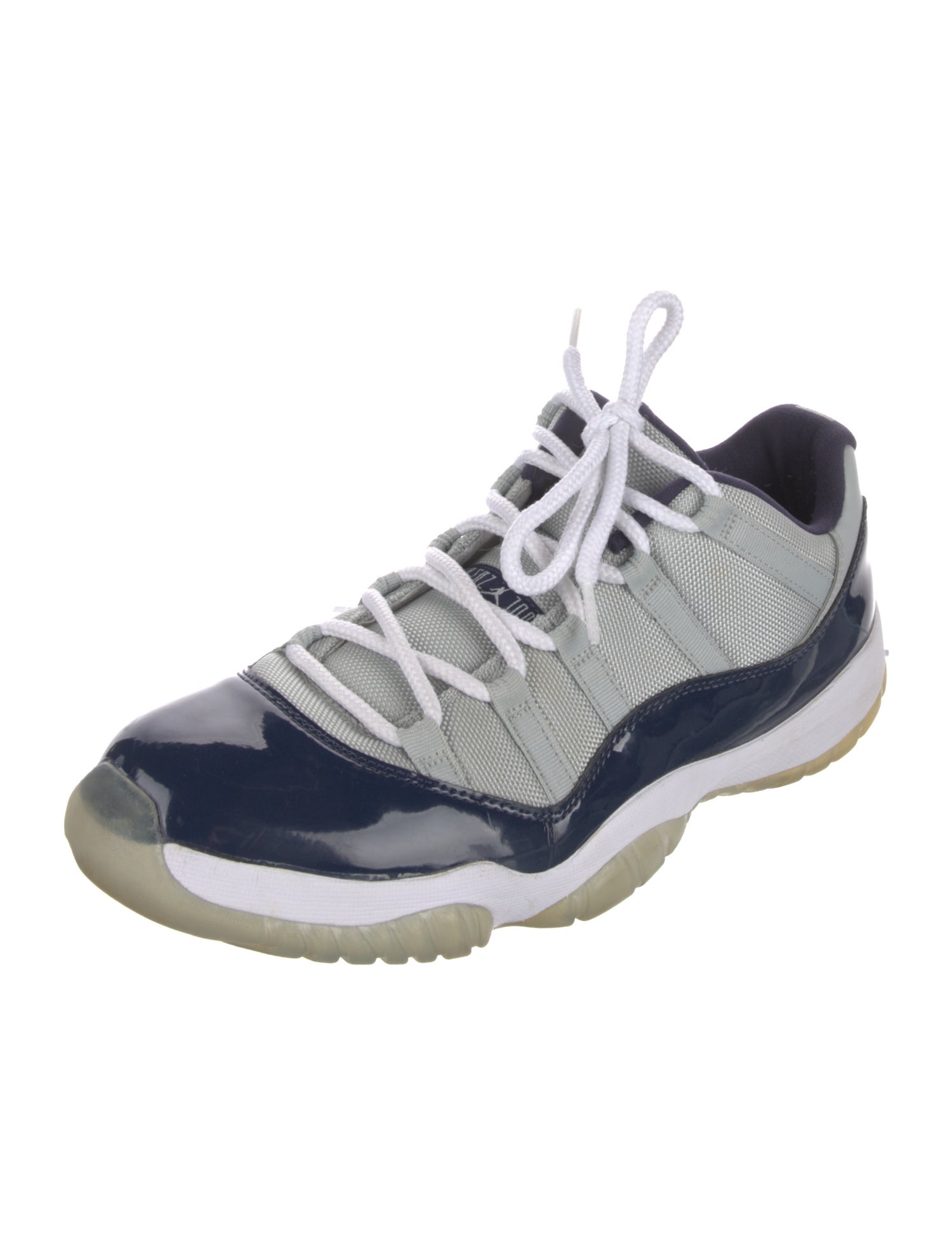 Jordan Patent Leather Colorblock Pattern Sneakers