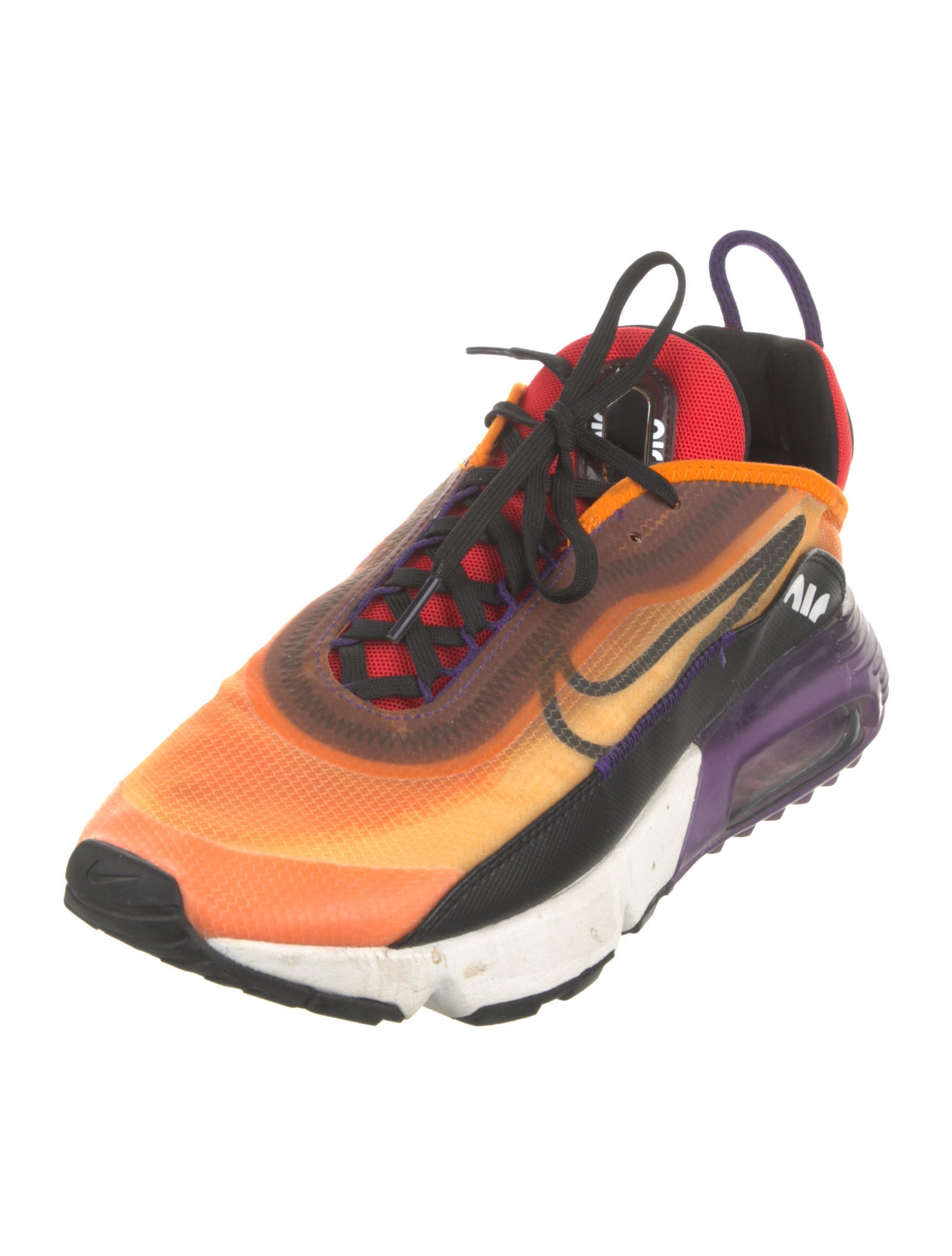 Jordan Air Max 2090 Magma Orange Athletic Sneakers