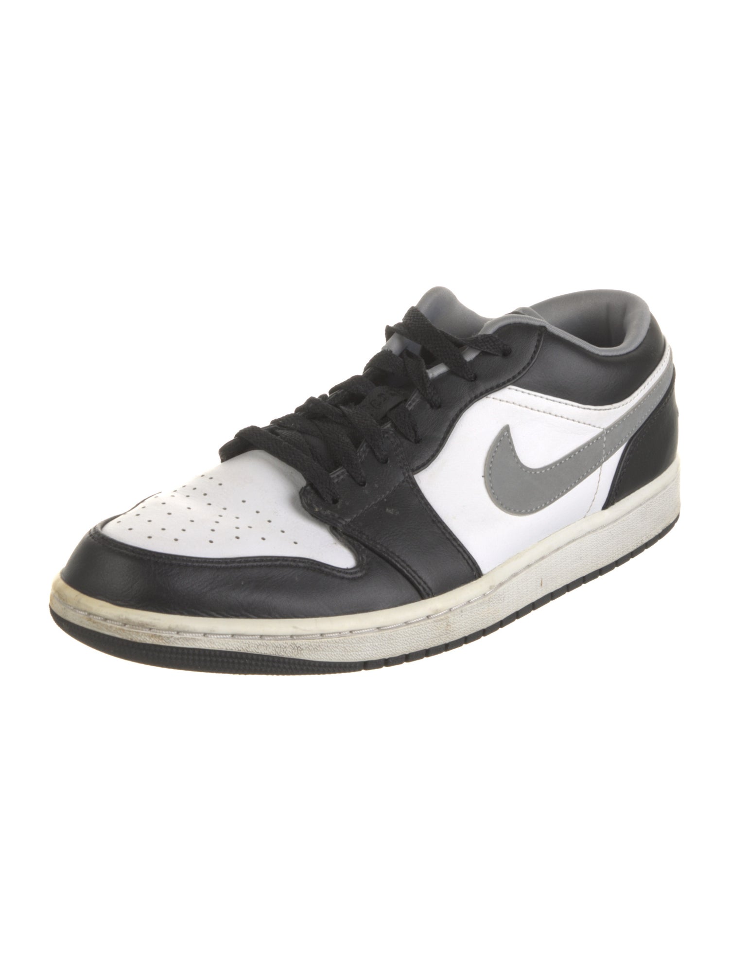 Jordan Leather Colorblock Pattern Sneakers