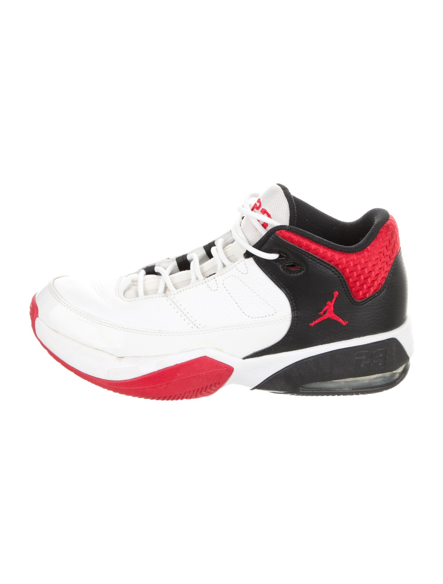 Jordan Leather Colorblock Pattern Sneakers