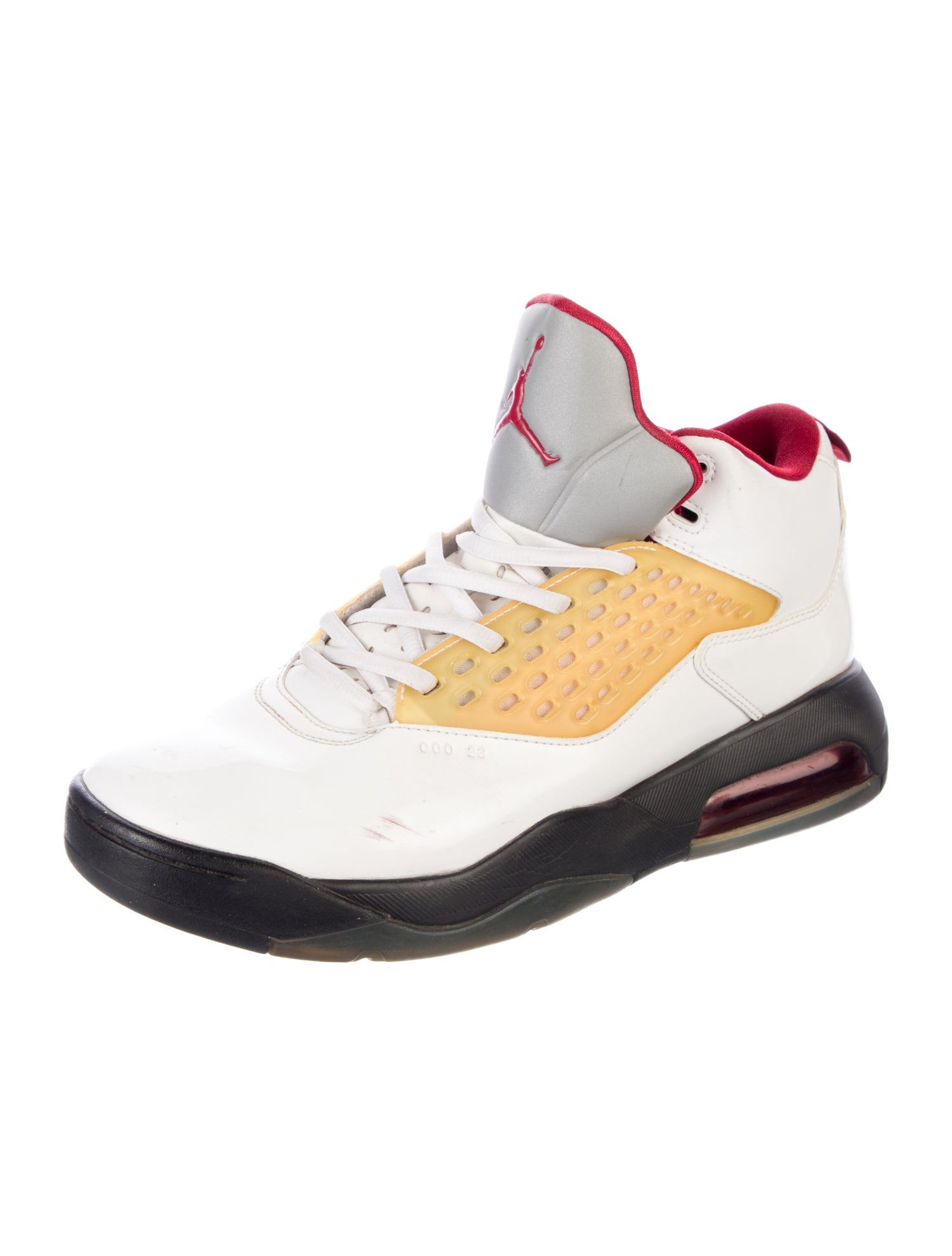 Jordan Maxin 200 White Black Gym Red Sneakers