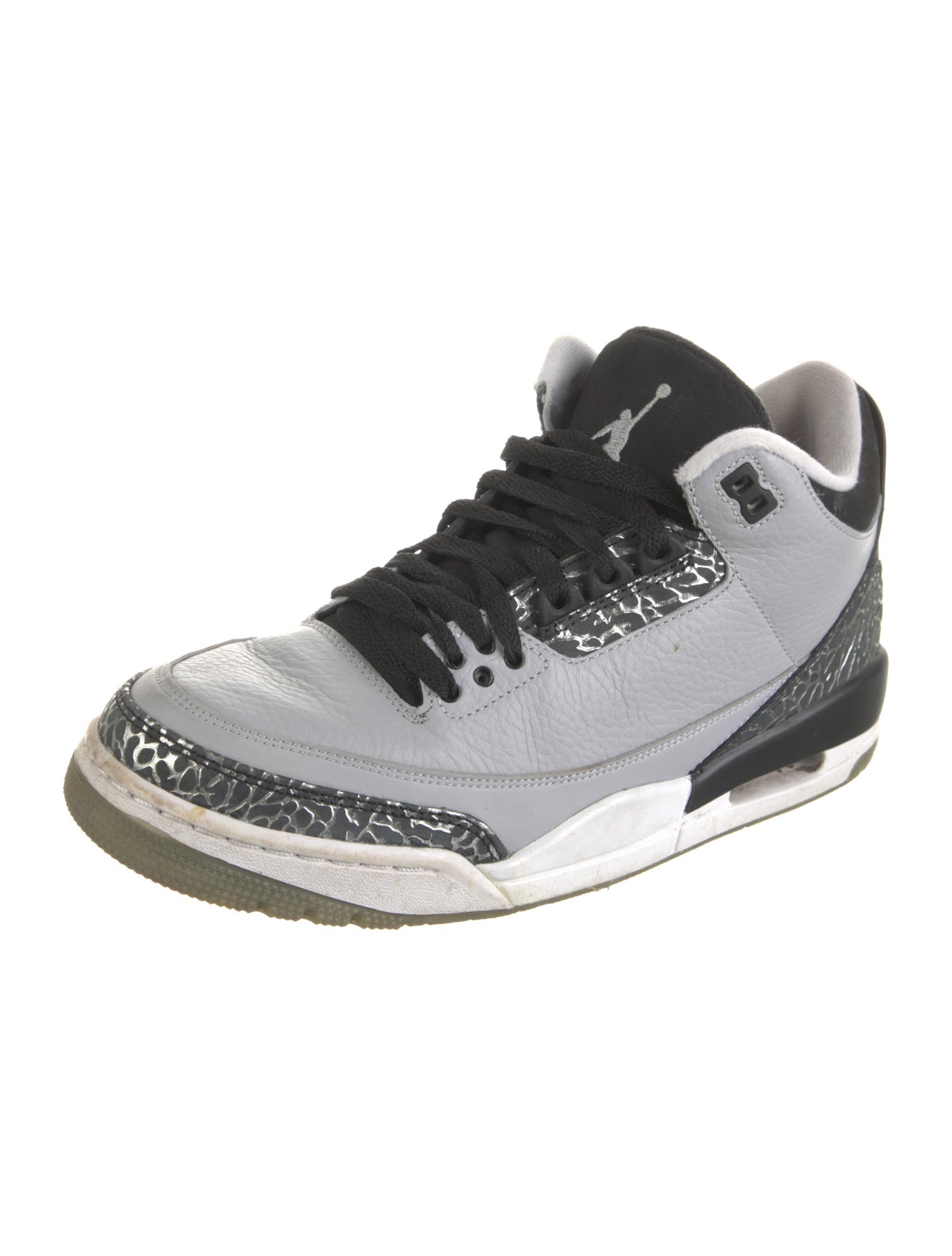 Jordan Leather Printed Athletic Sneakers