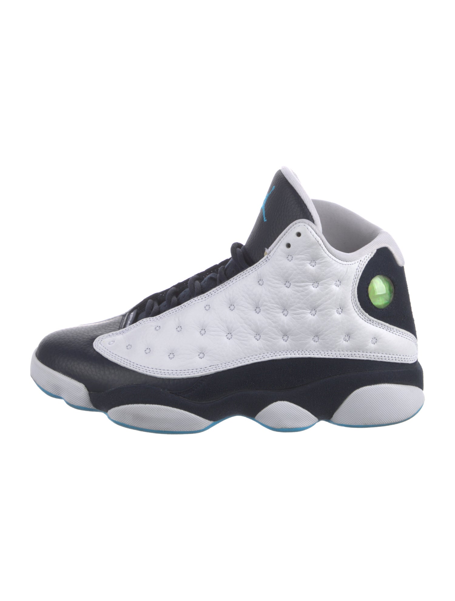 Jordan Leather Colorblock Pattern Sneakers