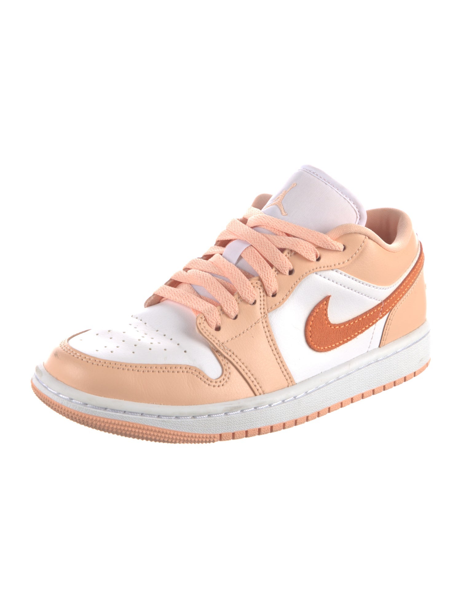 Jordan Leather Colorblock Pattern Sneakers