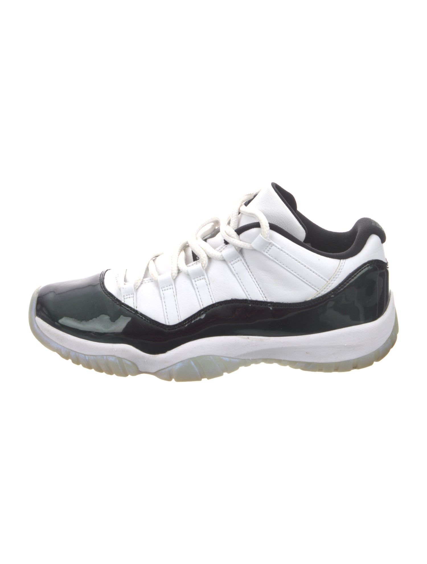 Jordan Patent Leather Colorblock Pattern Sneakers