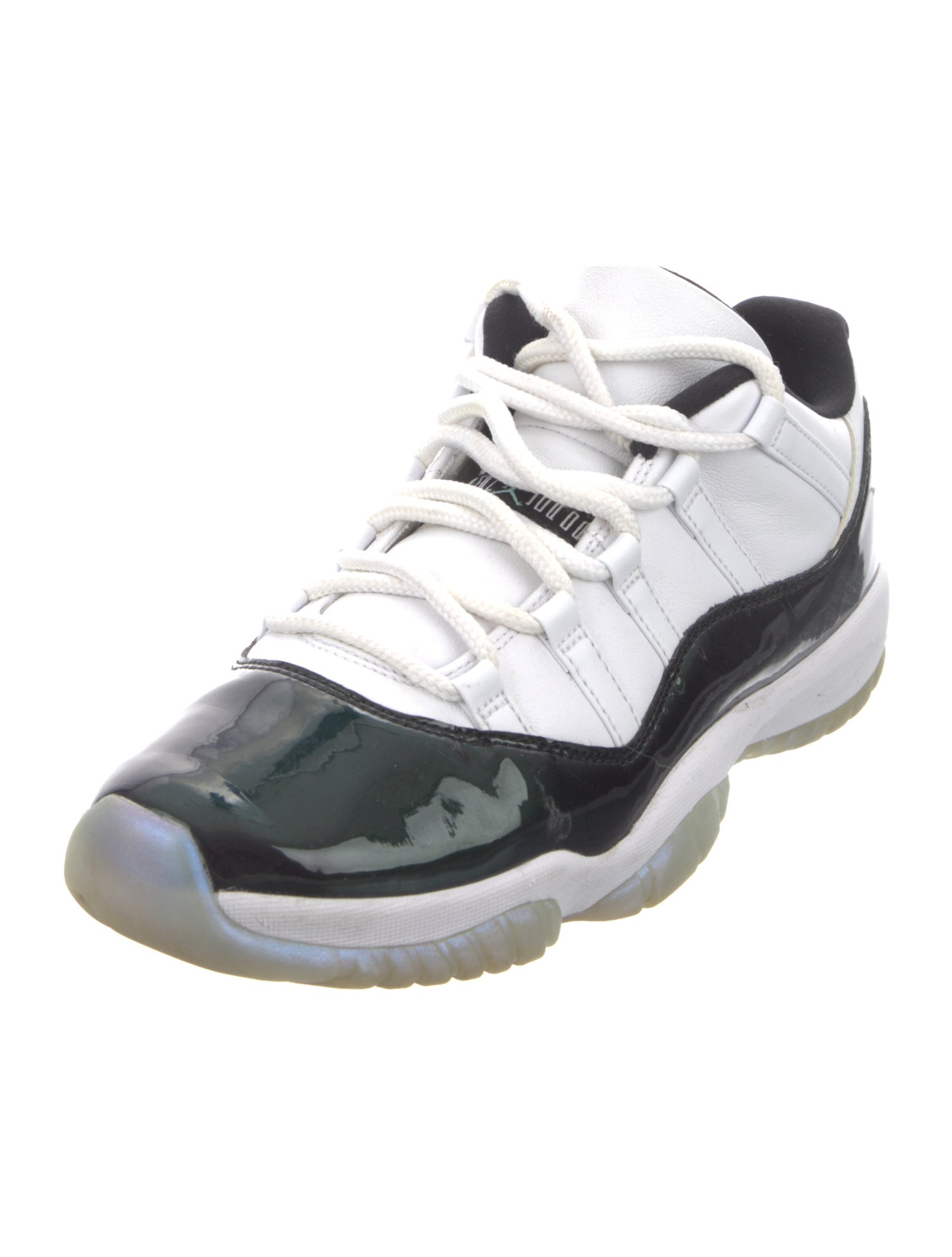 Jordan Patent Leather Colorblock Pattern Sneakers