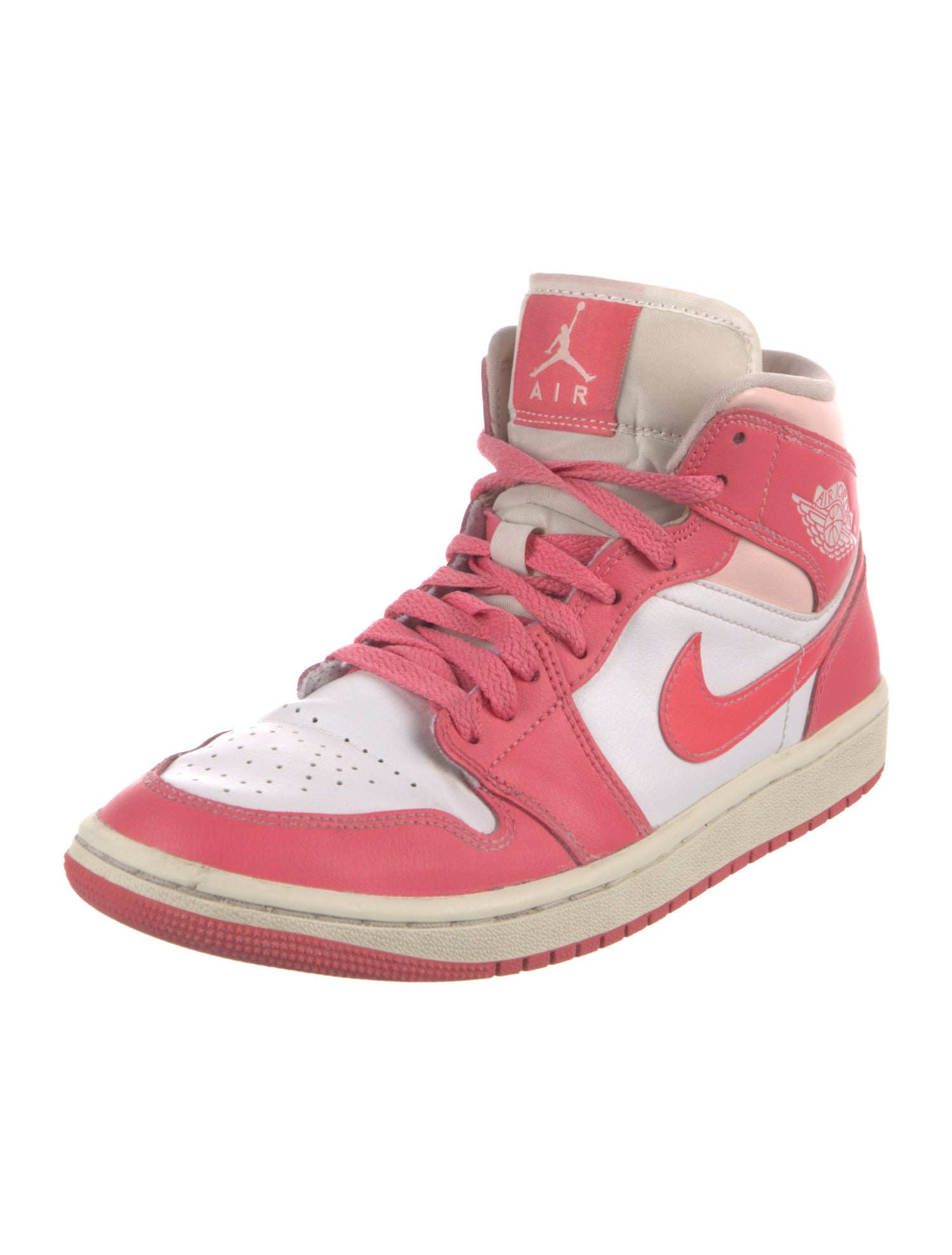 Jordan Women's Air Jordan 1 Mid "Strawberries and Cream" Sneakers