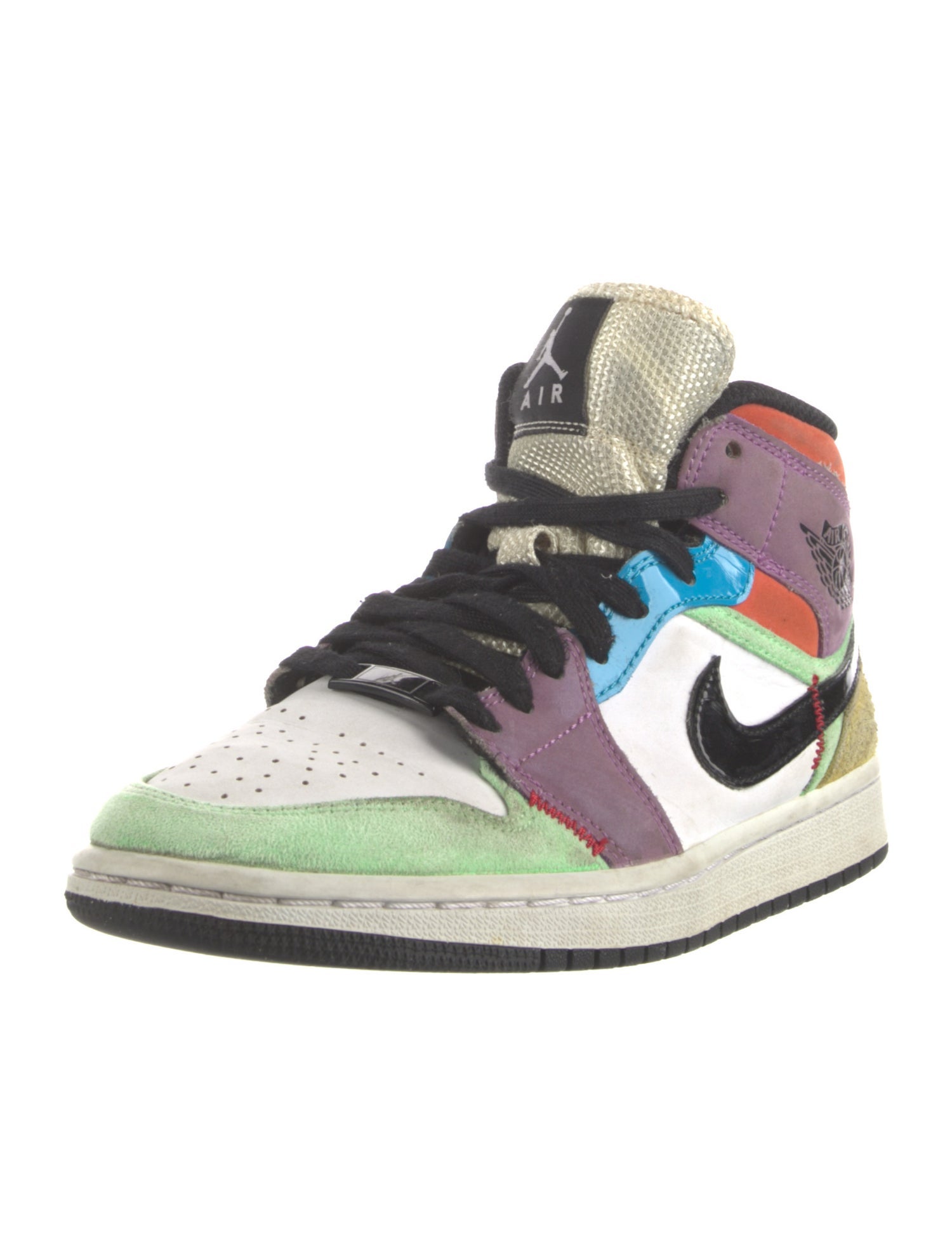 Jordan Jordan 1 Mid SE Multi-Color Wedge Sneakers