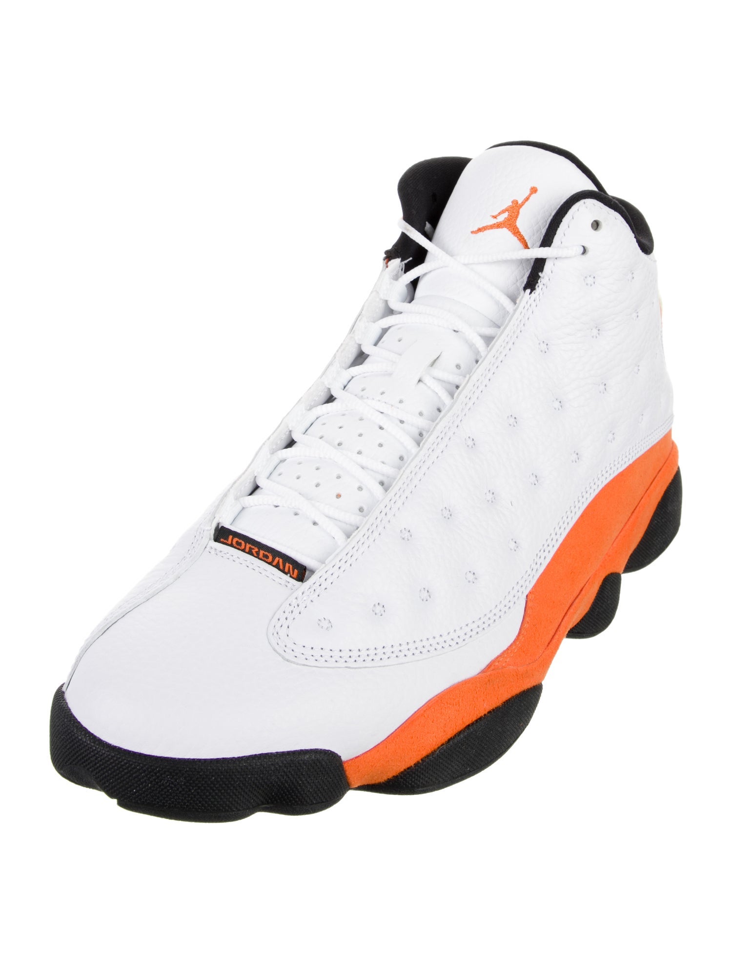 Jordan Leather Colorblock Pattern Sneakers