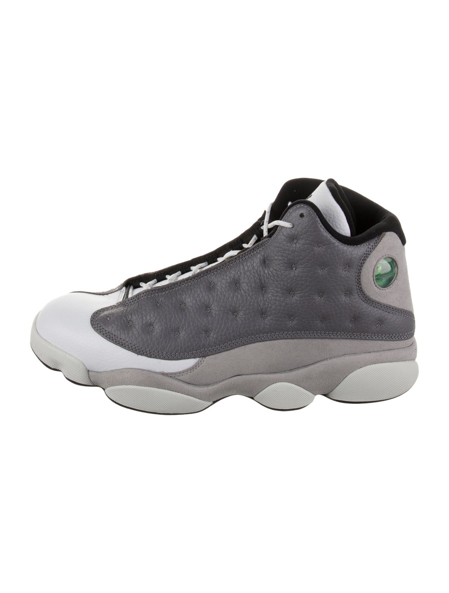 Jordan Leather Colorblock Pattern Sneakers