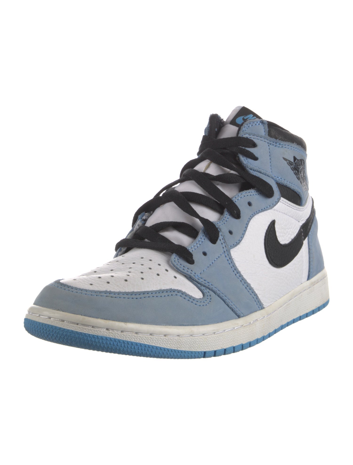 Jordan Leather Colorblock Pattern Sneakers