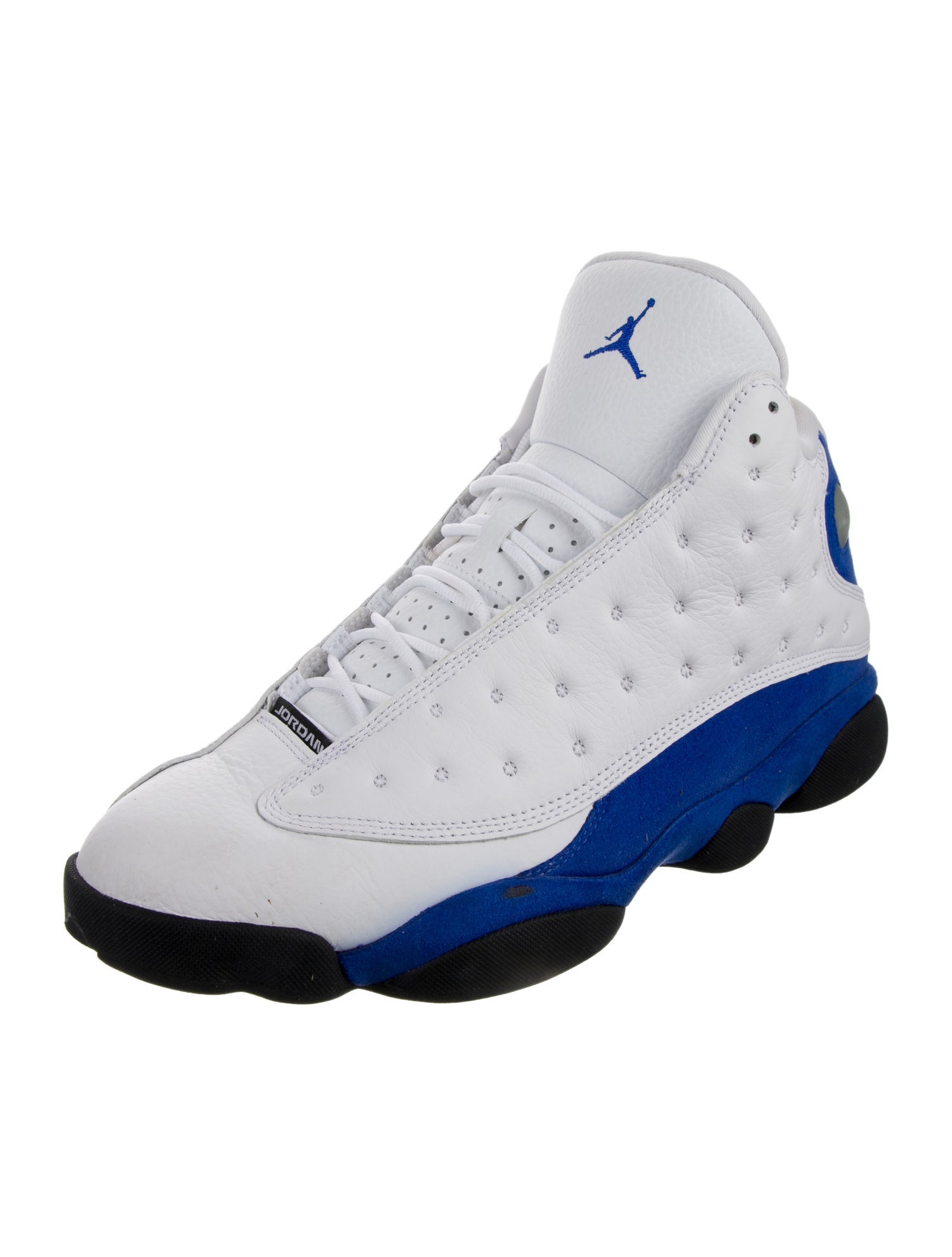 Jordan Leather Colorblock Pattern Athletic Sneakers