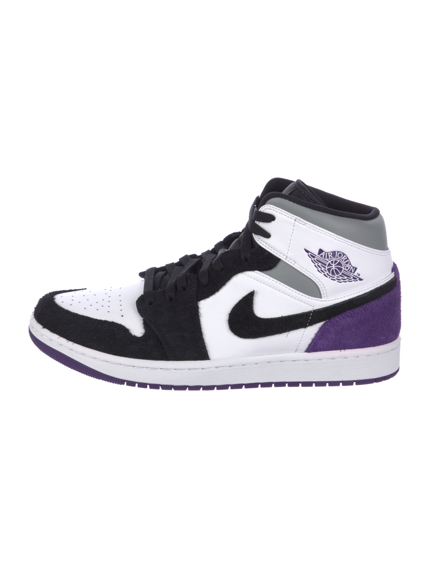 Jordan Suede Colorblock Pattern Sneakers