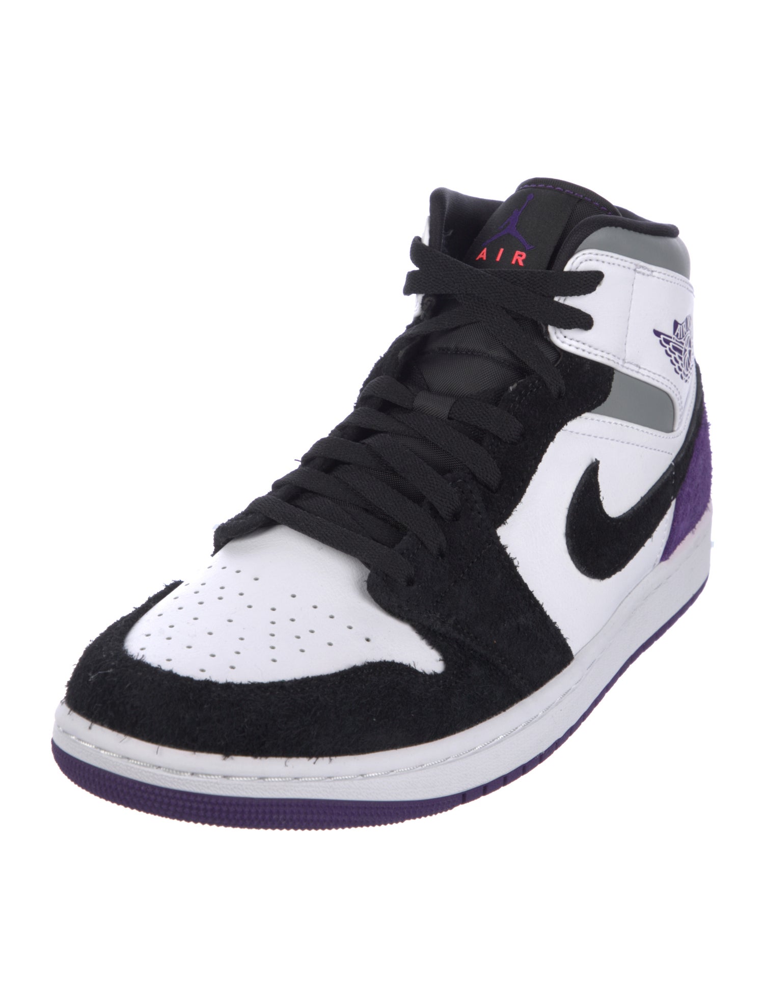 Jordan Suede Colorblock Pattern Sneakers