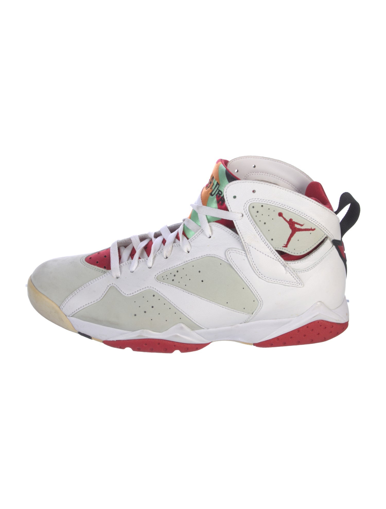 Jordan Leather Colorblock Pattern Sneakers