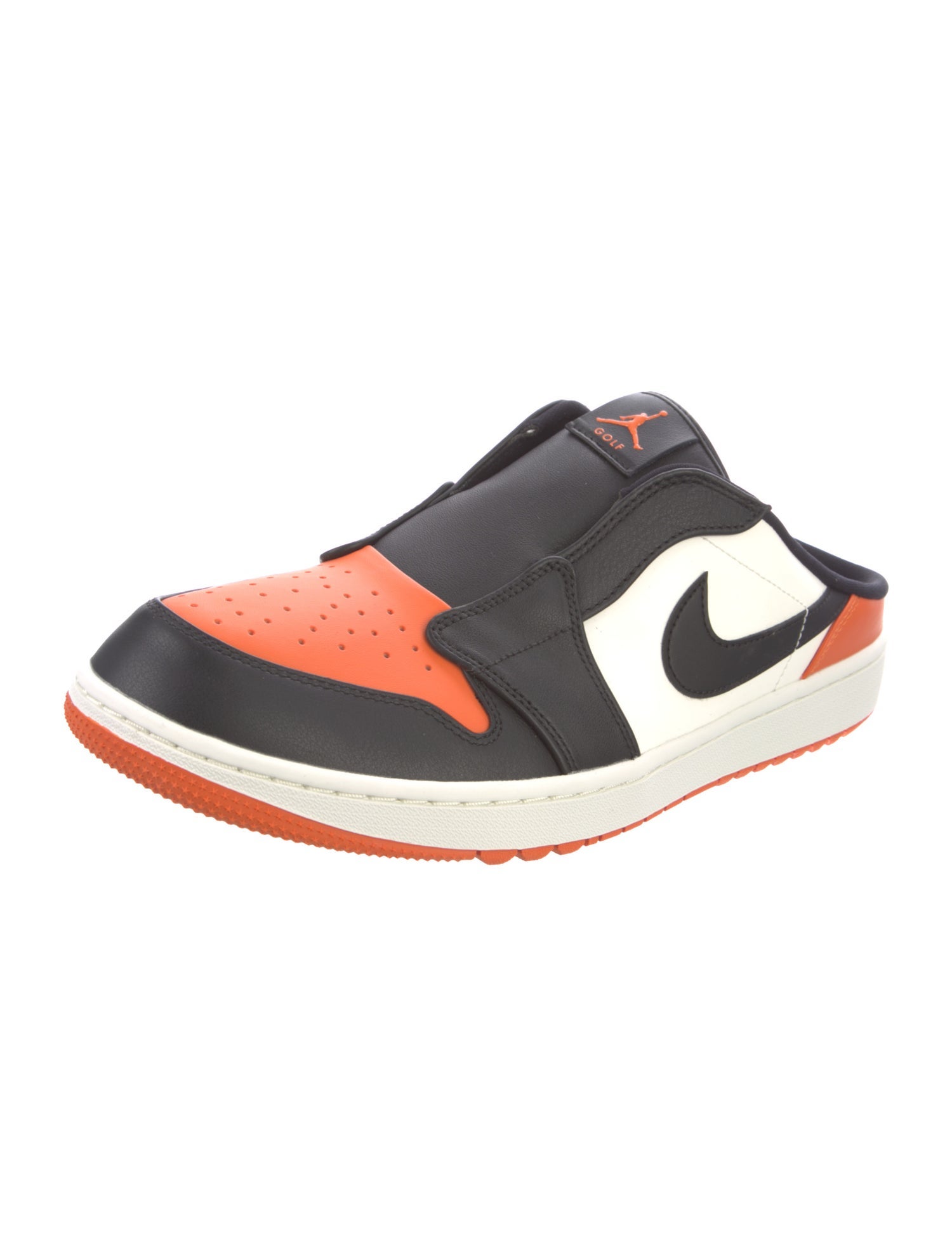 Jordan Leather Colorblock Pattern Sneakers w/ Tags