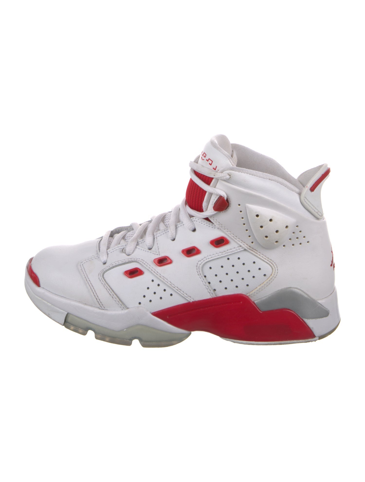 Jordan Leather Colorblock Pattern Sneakers