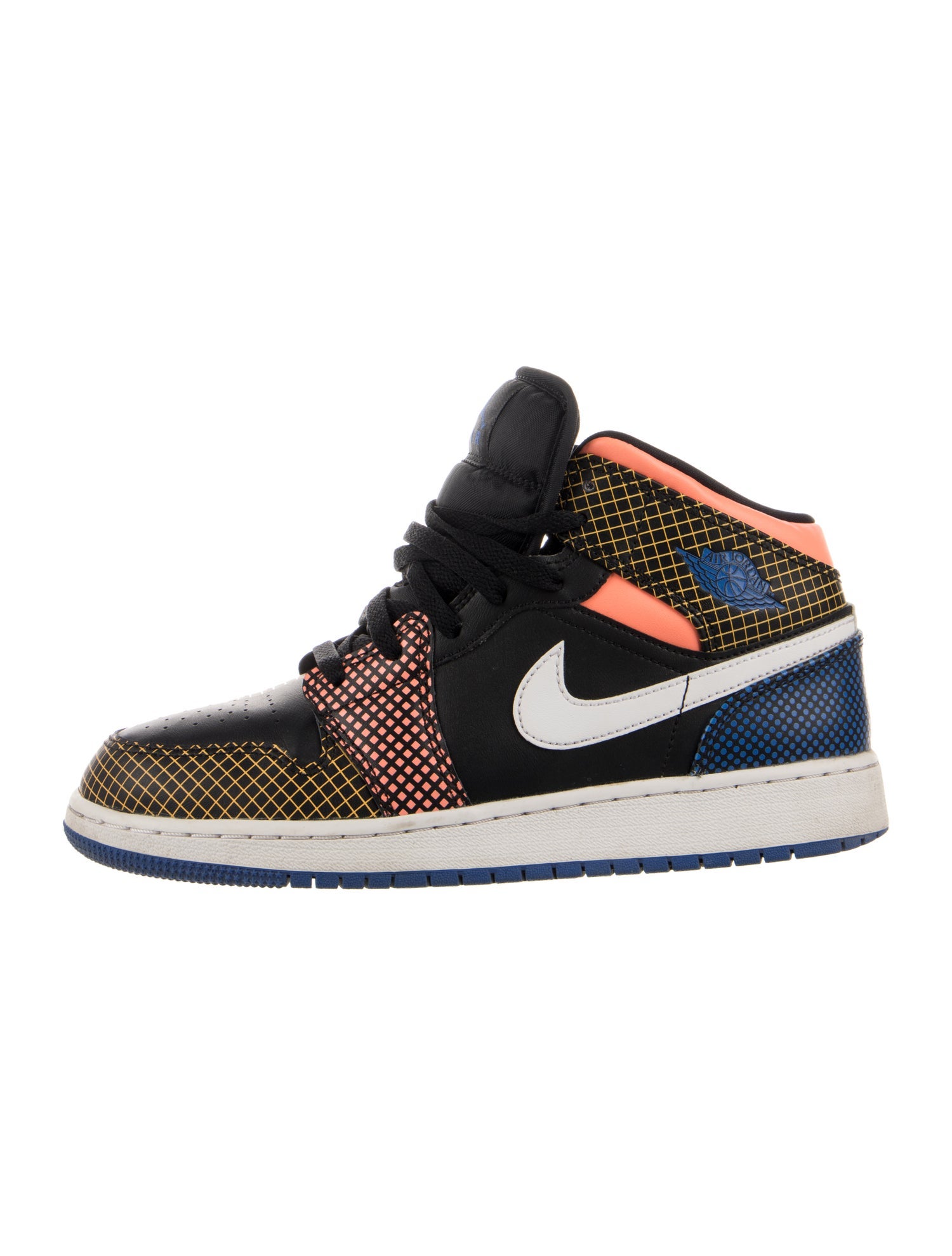 Jordan Boys' Print Leather Sneakers