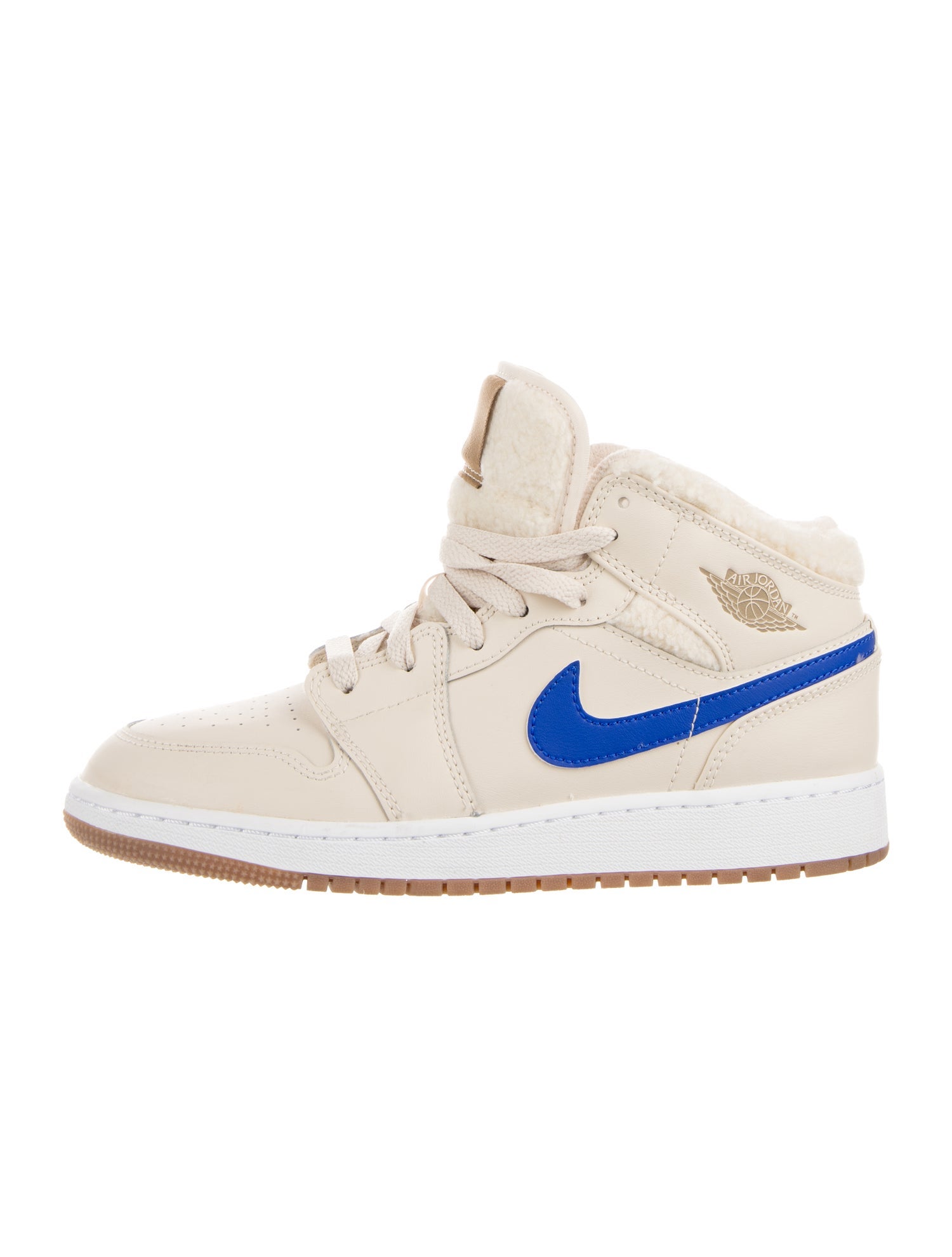 Jordan 1 Mid Utility Fleece Pearl White