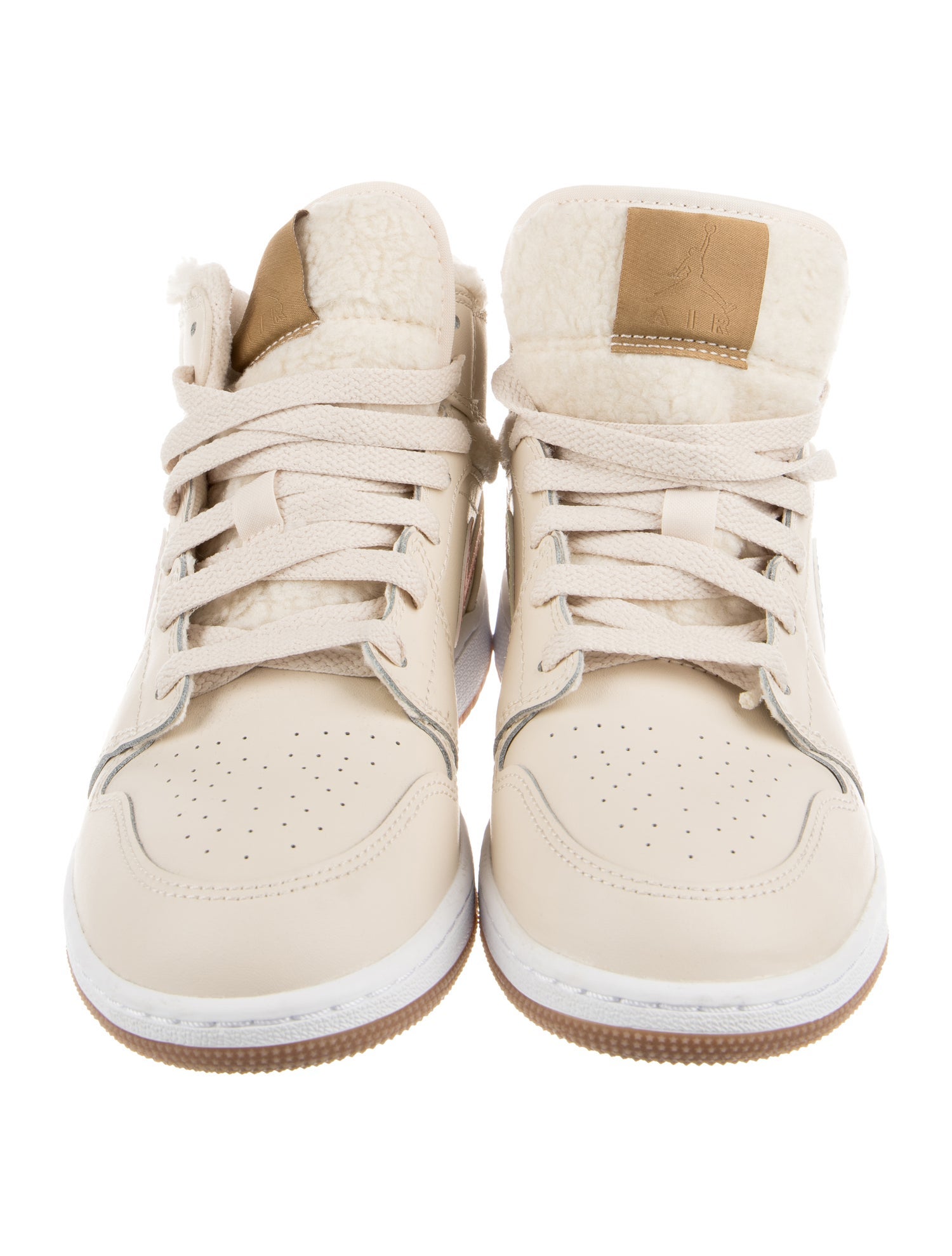 Jordan 1 Mid Utility Fleece Pearl White