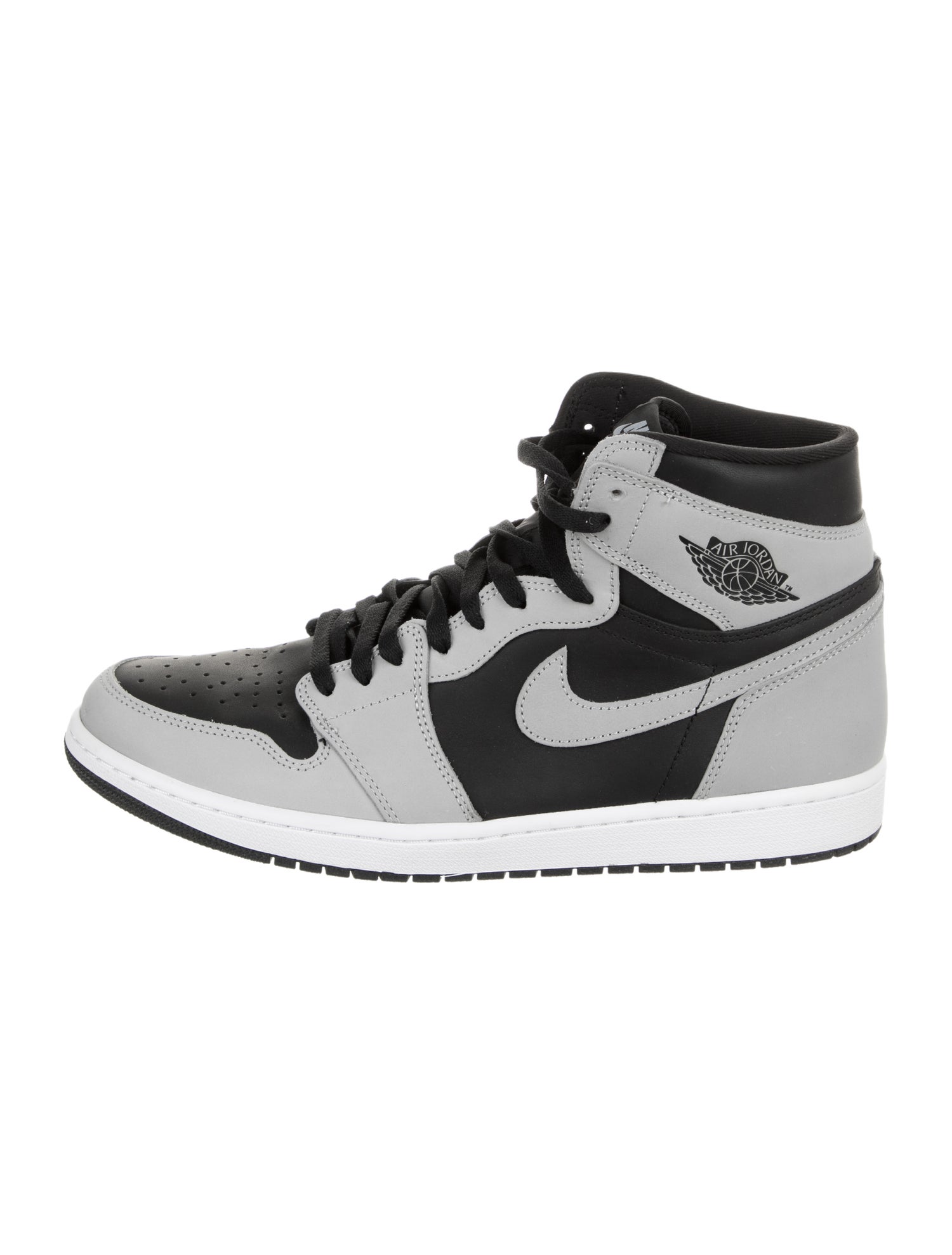 Jordan Leather Colorblock Pattern Sneakers