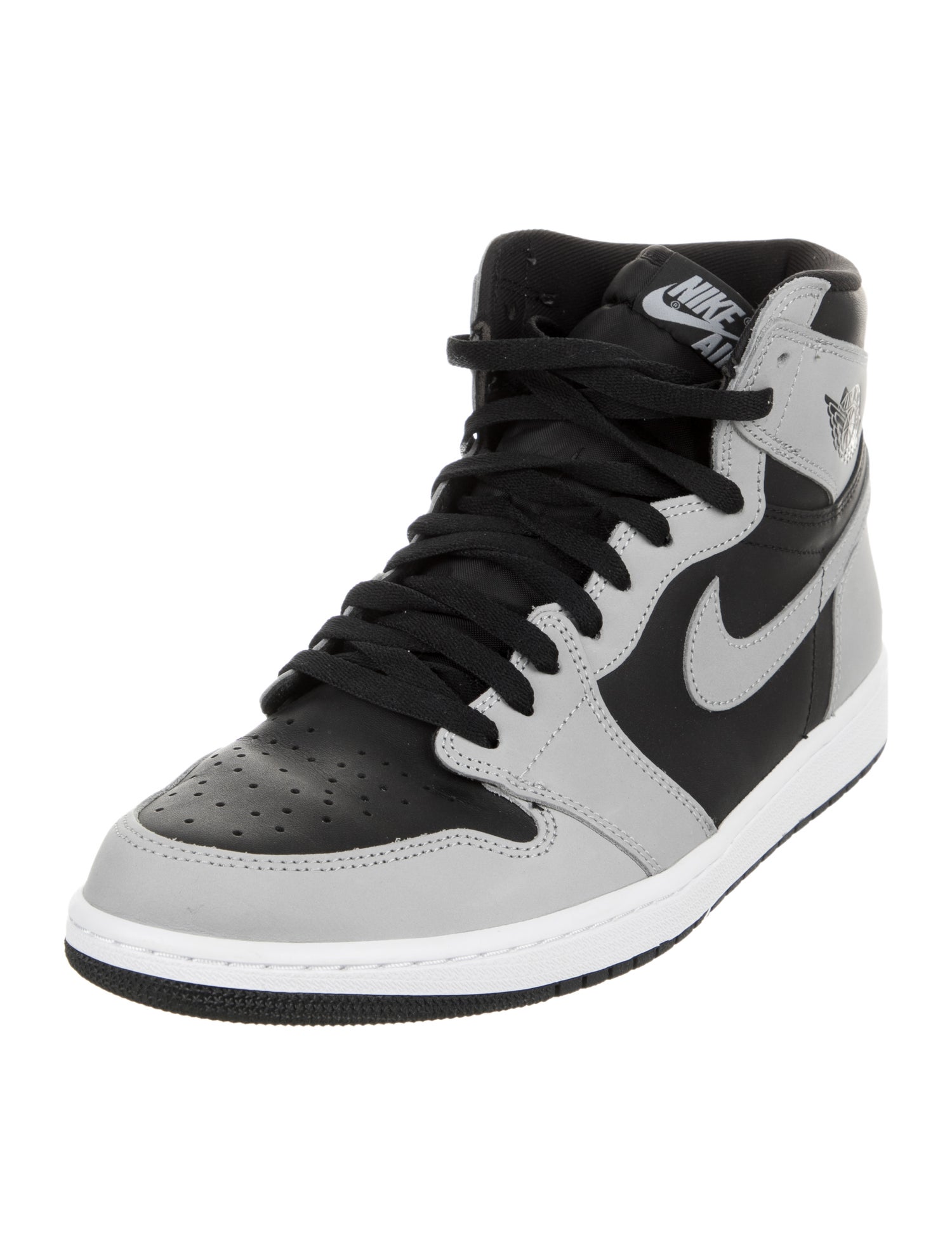 Jordan Leather Colorblock Pattern Sneakers