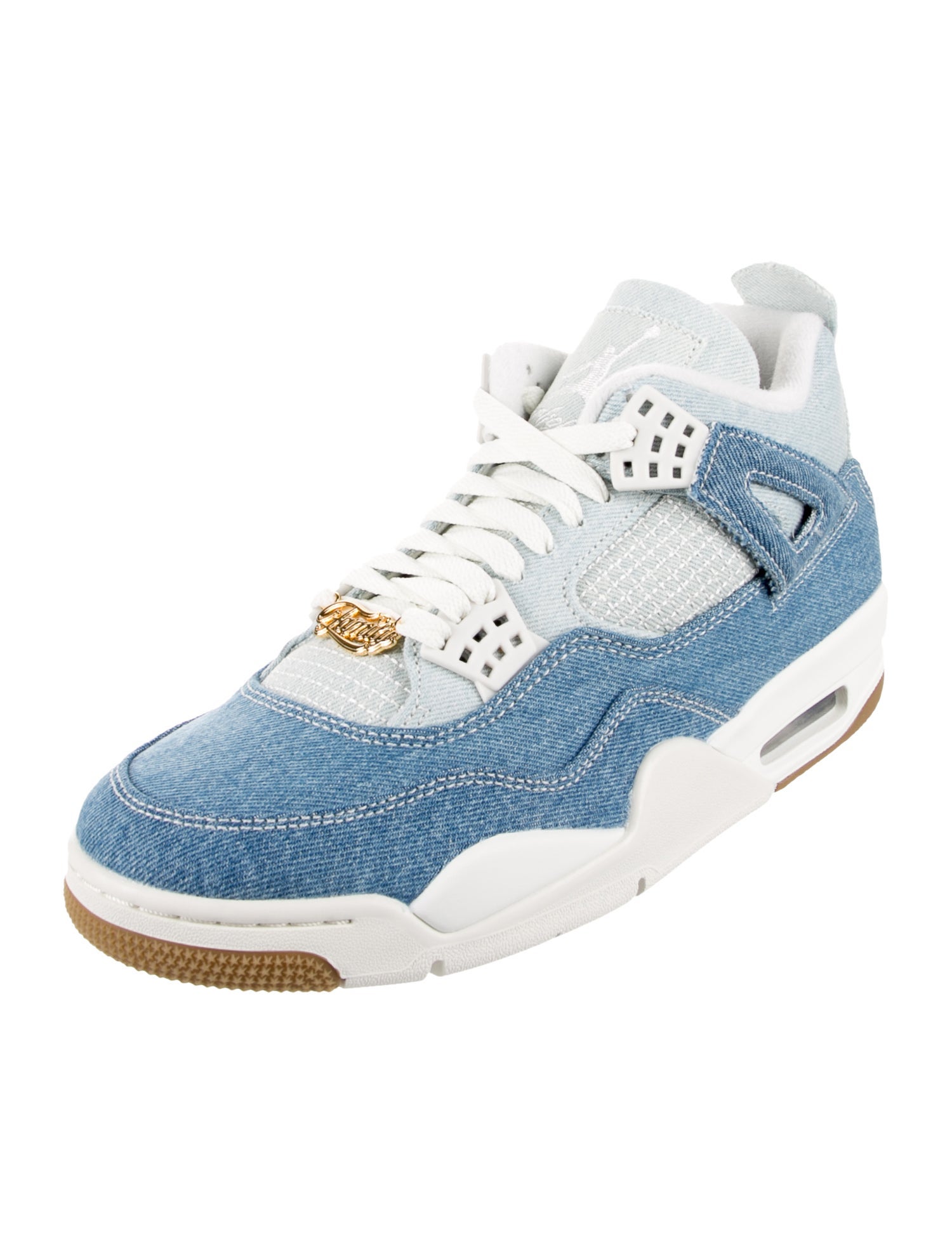Jordan 4 Retro TEX Denim Worn Blue Sneakers w/ Tags