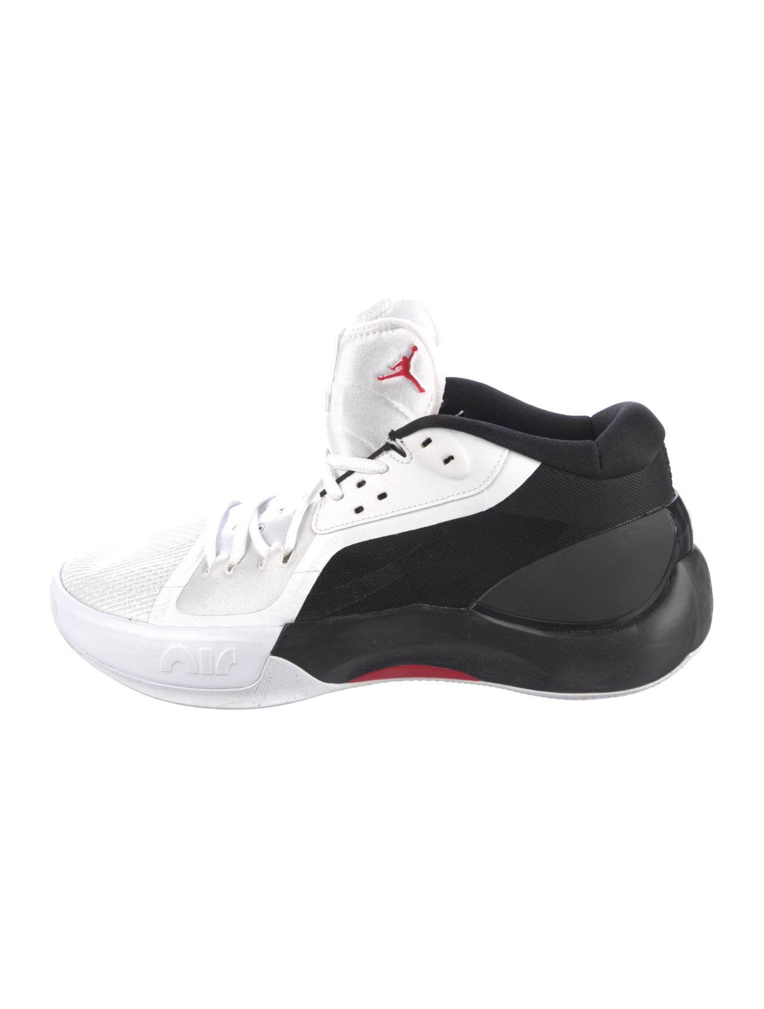 Jordan Leather Colorblock Pattern Sneakers