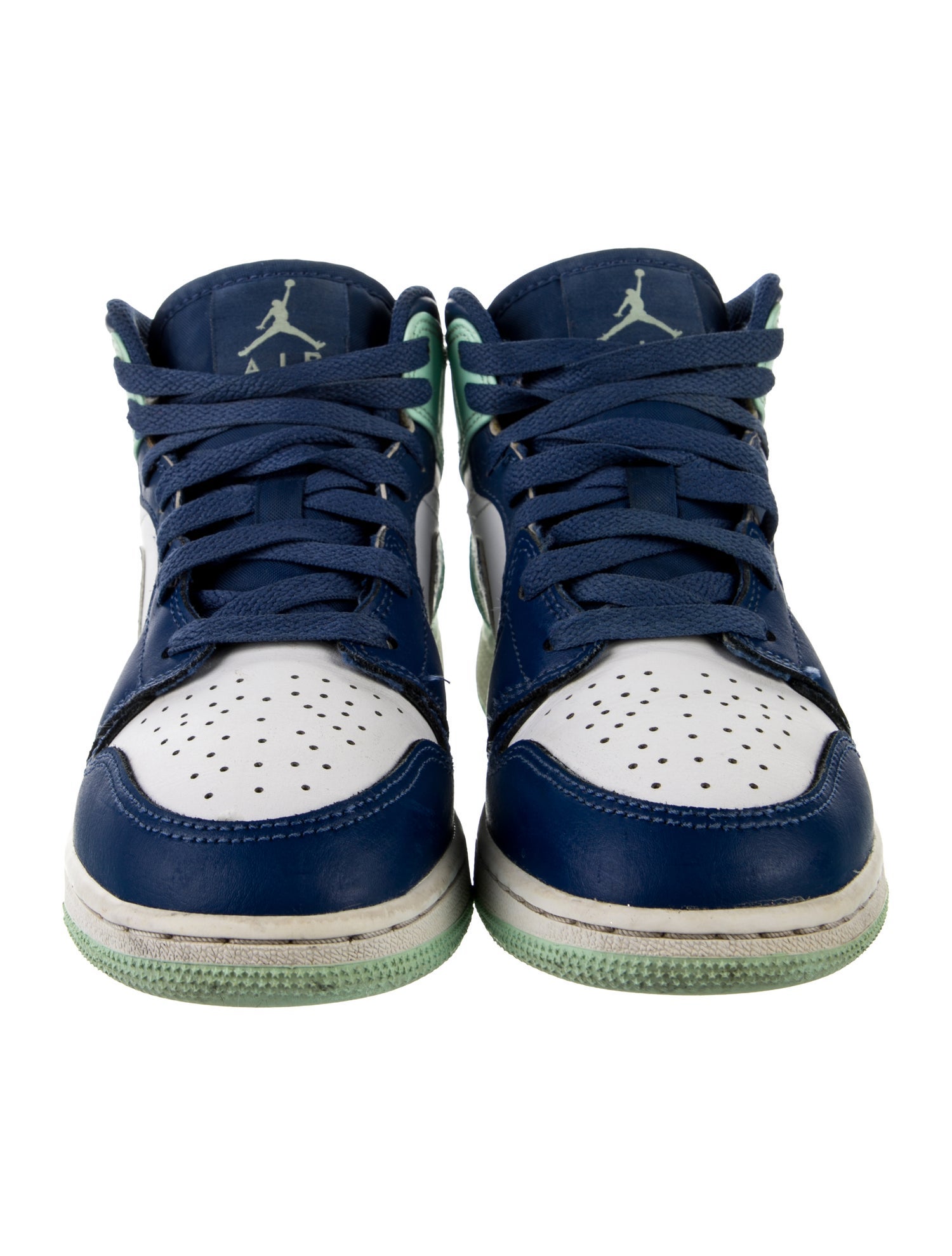 Jordan Boy's Leather High Top Sneakers