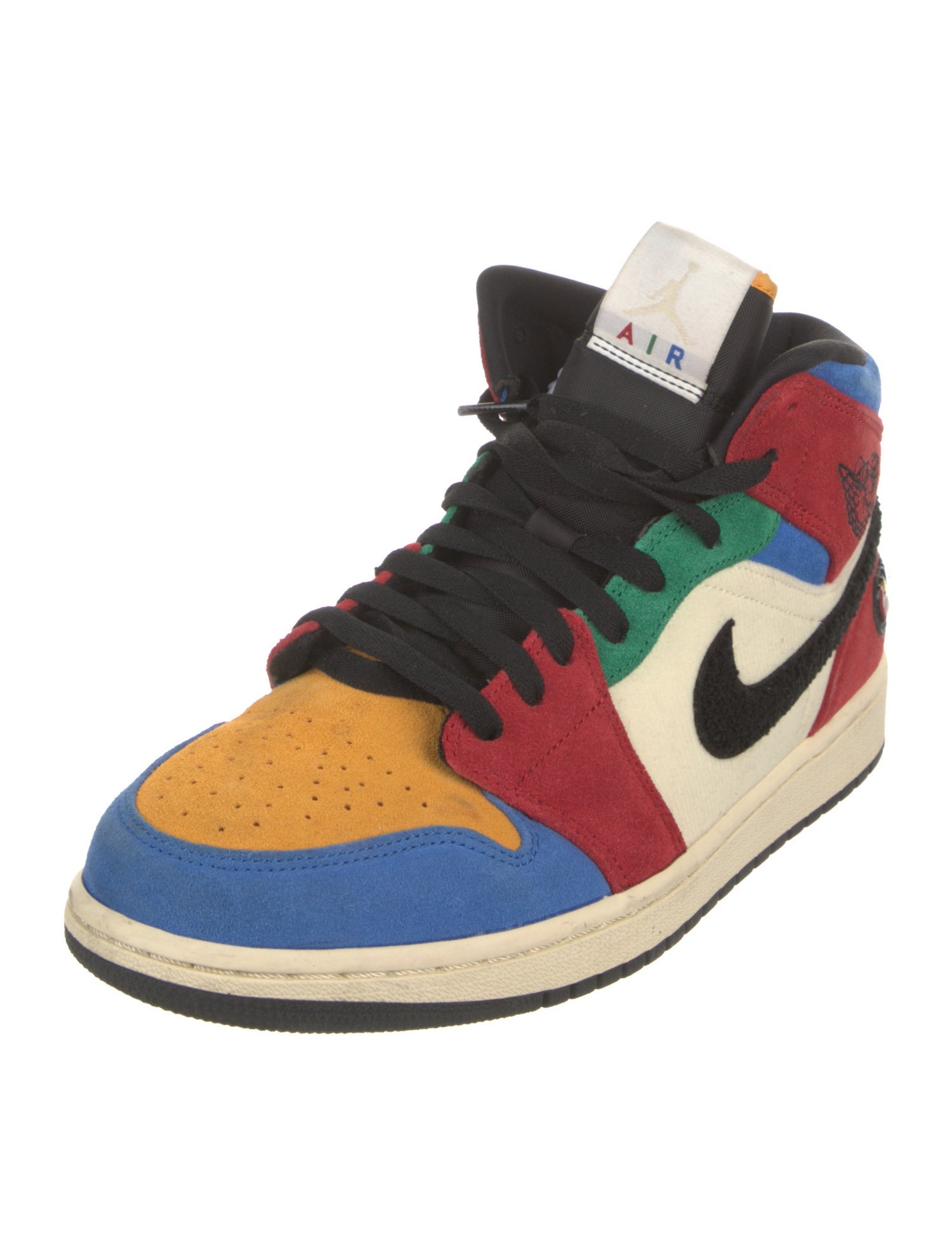 Jordan Suede Patterned Sneakers