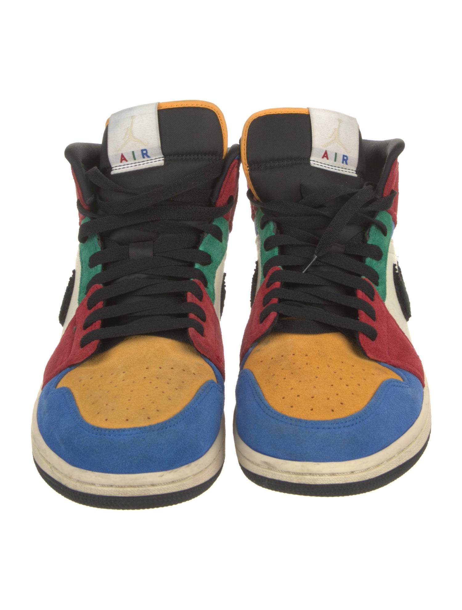 Suede Patterned Sneakers