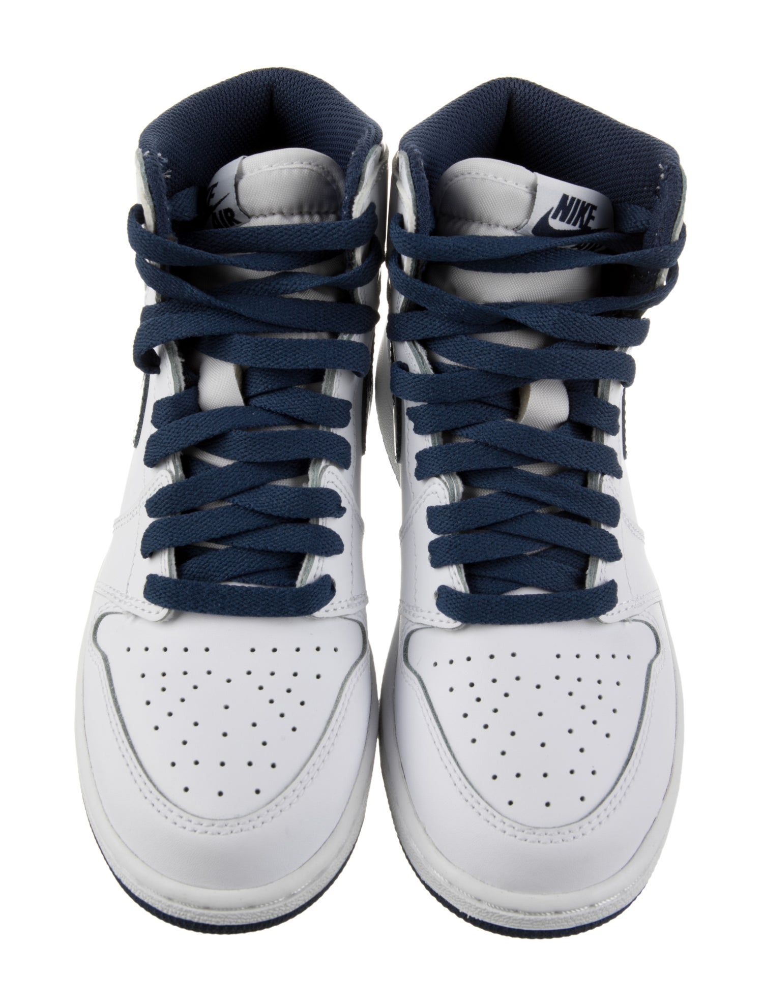Jordan Boys leather high top shoe