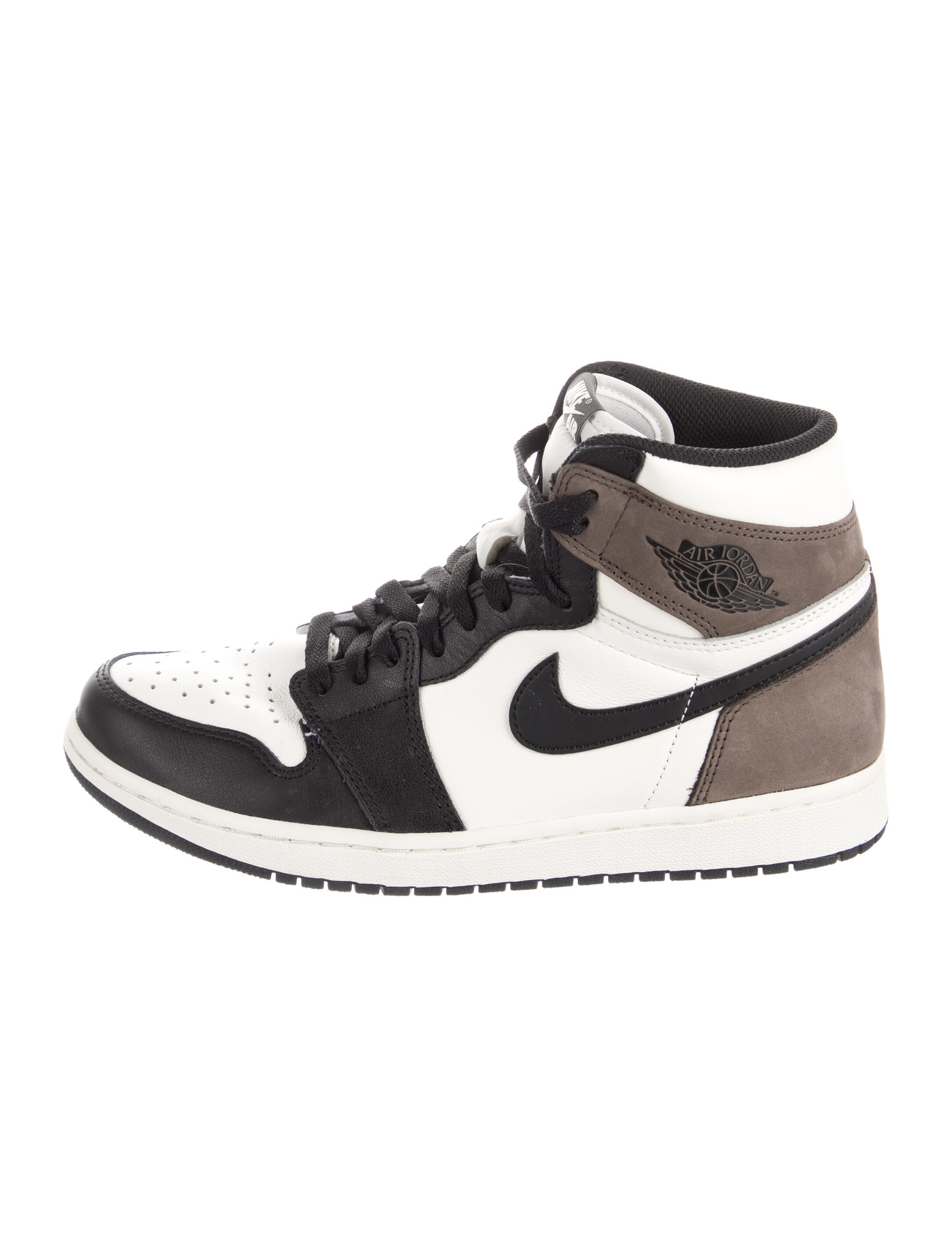 Jordan Leather Colorblock Pattern Sneakers