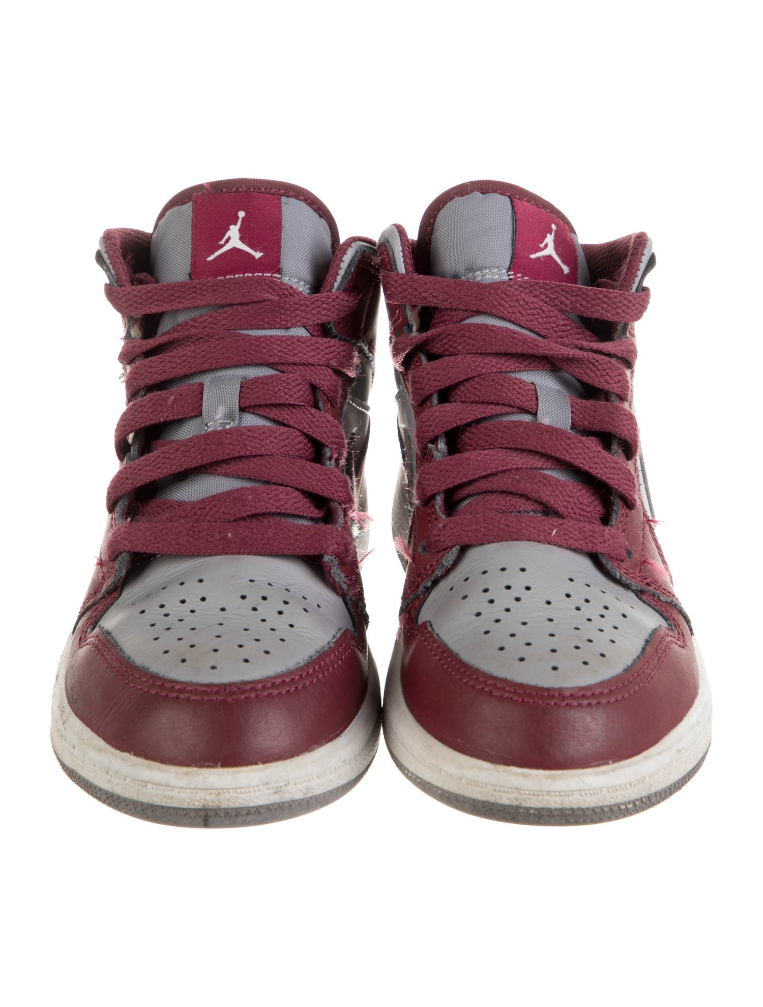 Jordan Boys' 1 Mid High Top Sneakers