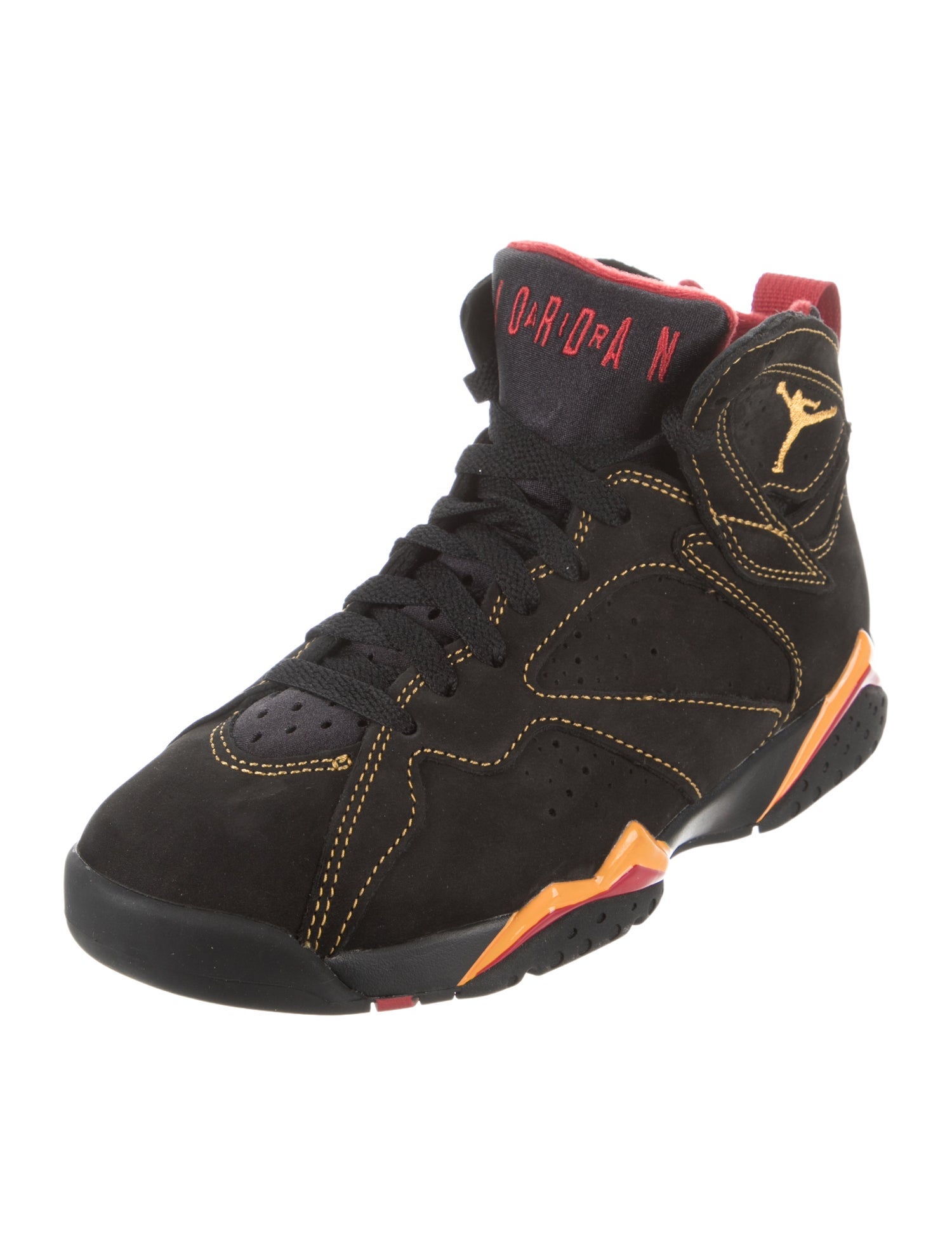 Jordan Suede Printed Athletic Sneakers