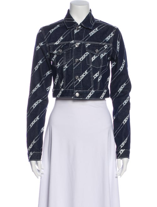 Jordache x Barneys Graphic Print Denim Jacket Deni