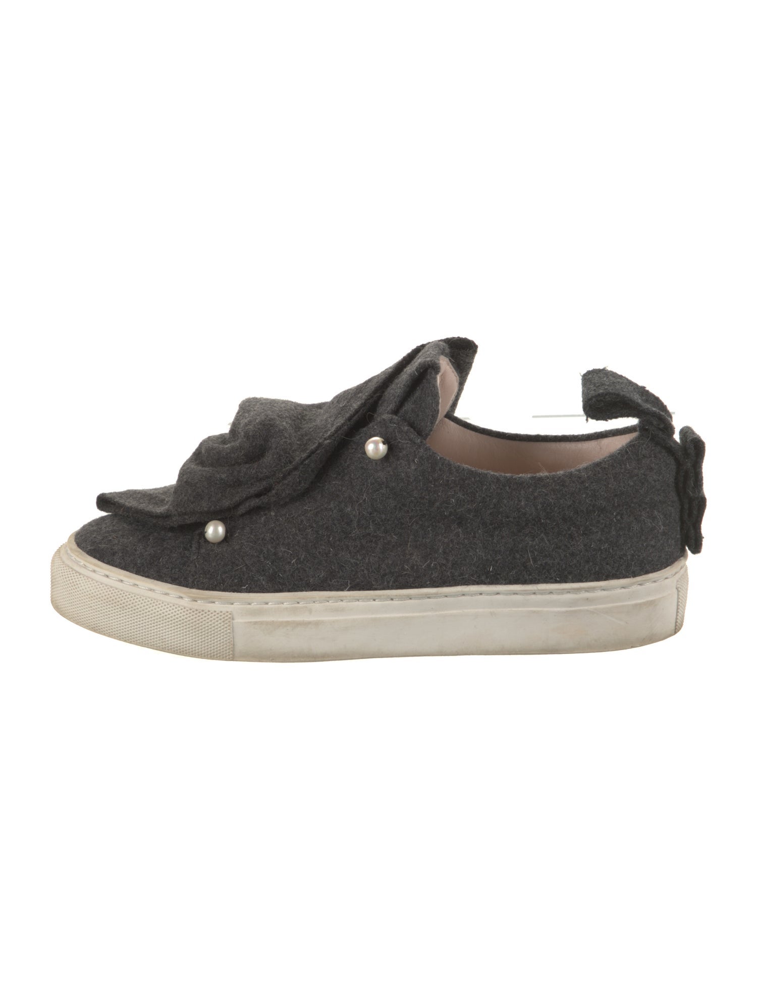 Josefinas Suede Beaded Accents Sneakers