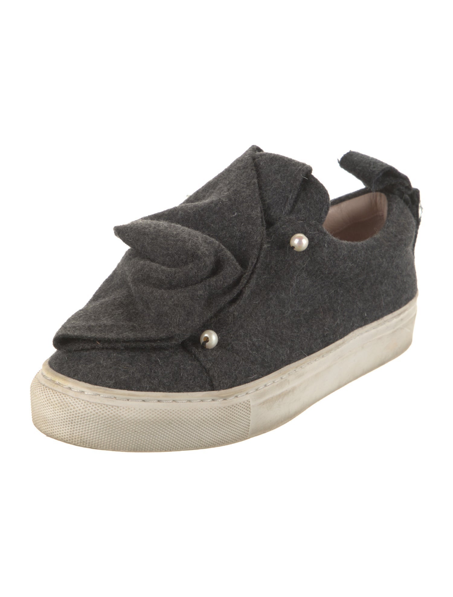 Josefinas Suede Beaded Accents Sneakers