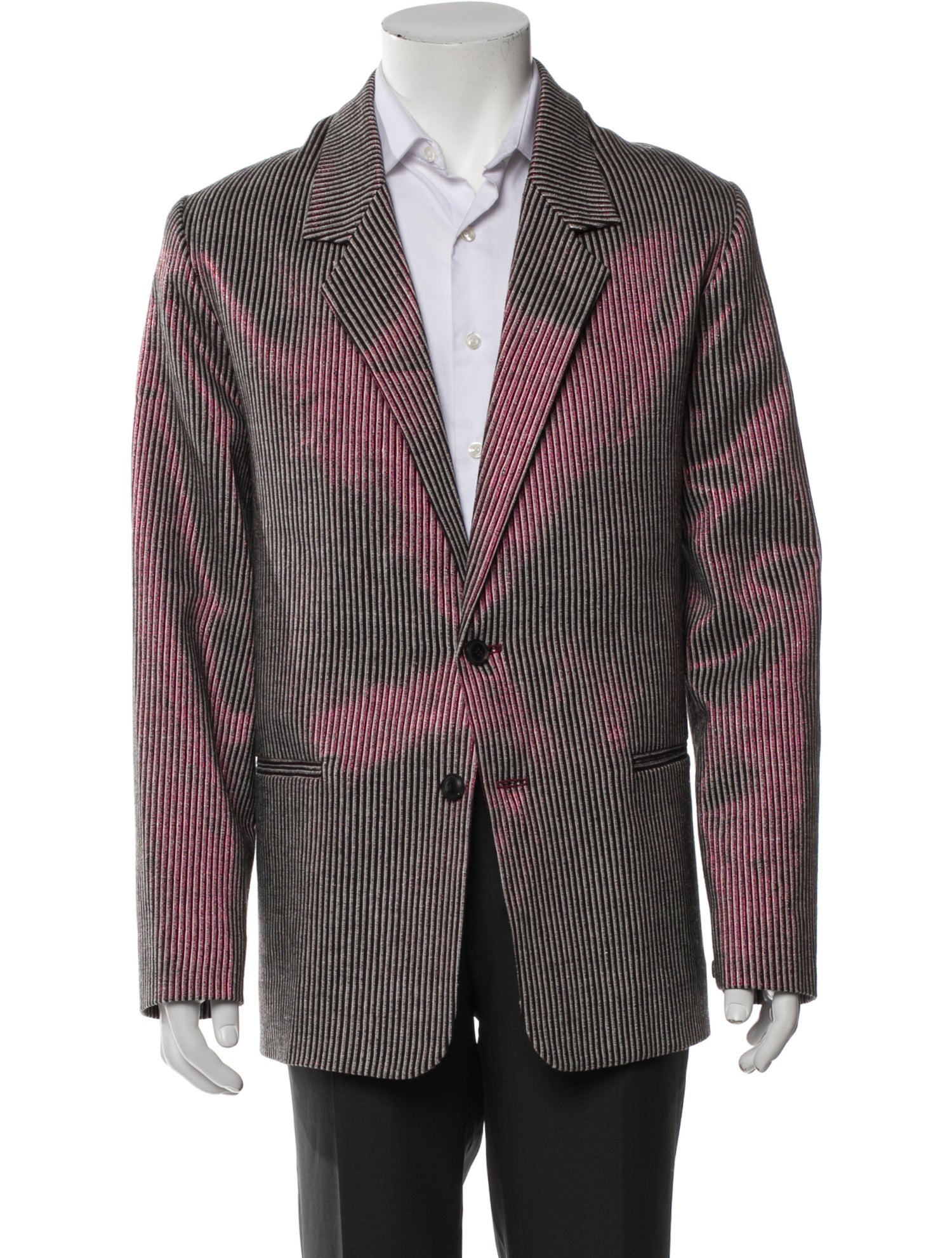 Joe Bananas Striped Metallic Blazer