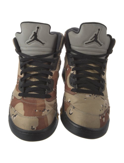 Jordan x Supreme 5 Retro 'Desert Camo' Sneakers