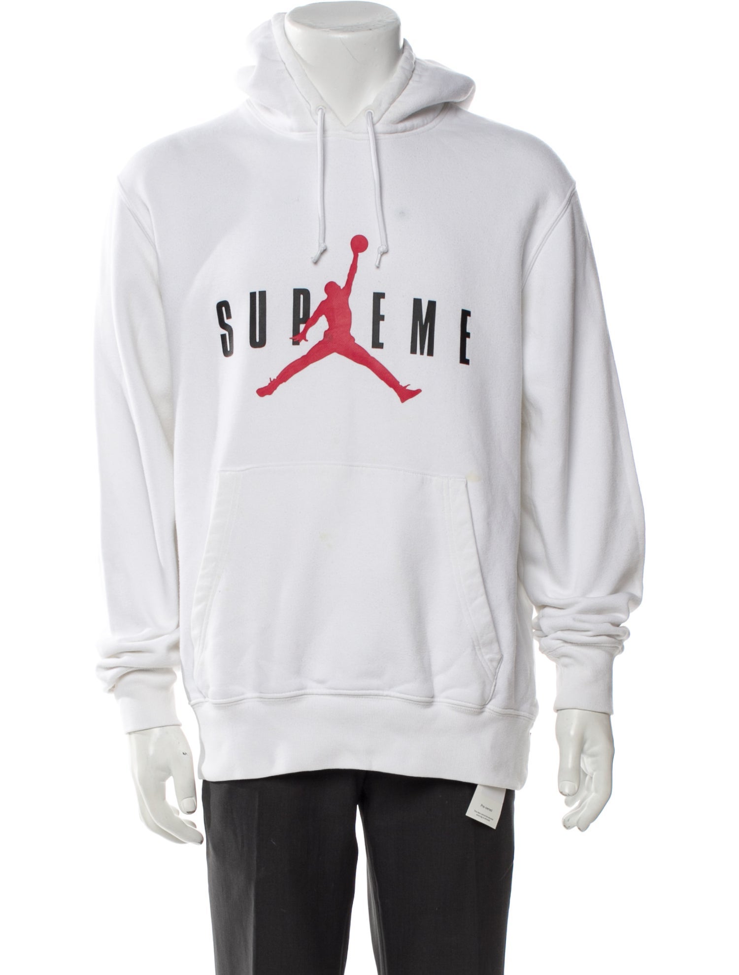 Jordan x Supreme 2015 Logo Pullover Hoodie
