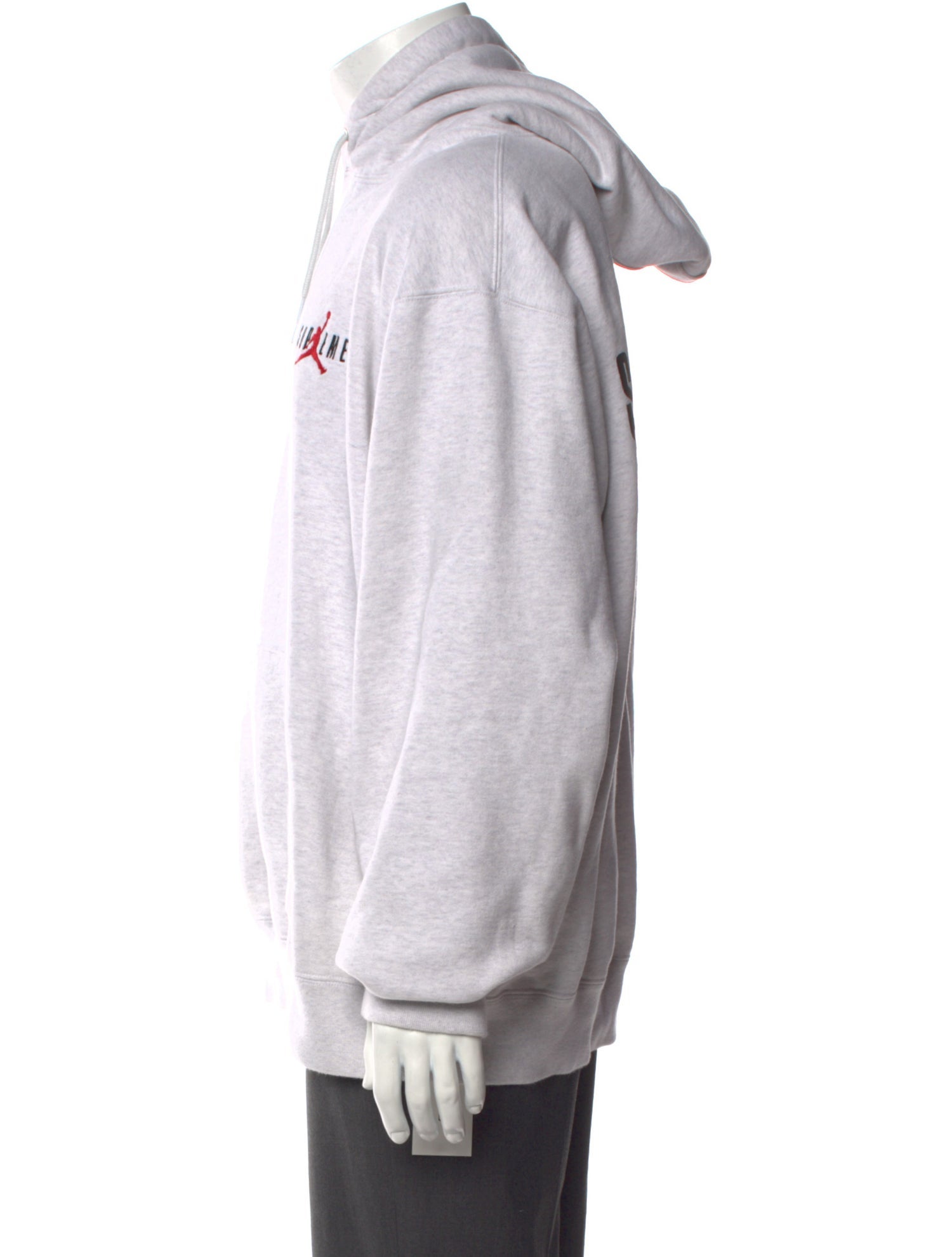 Jordan x Supreme Graphic Print Crew Neck Hoodie