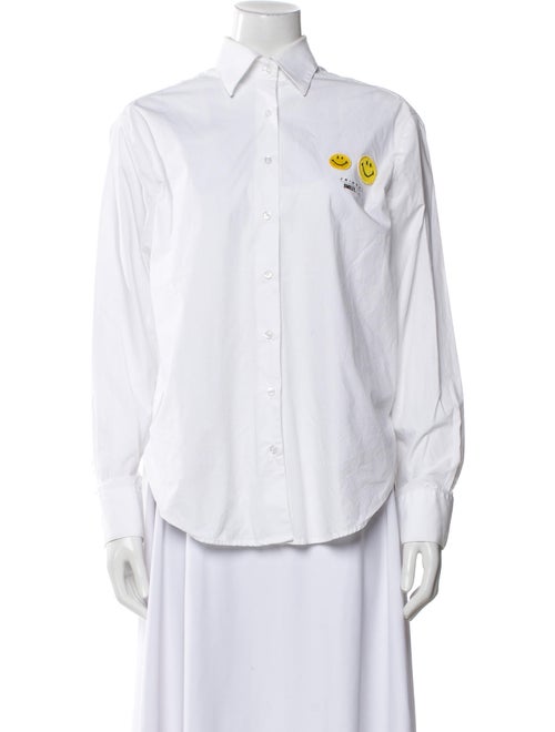 Joshua's x SMILEY Long Sleeve Button-Up Top