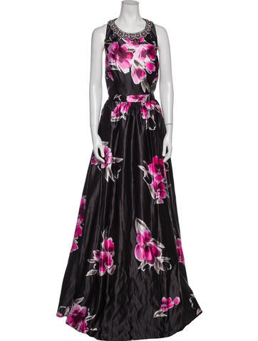 Jovani Dresses Floral Print Long Dress US 16 | XXL